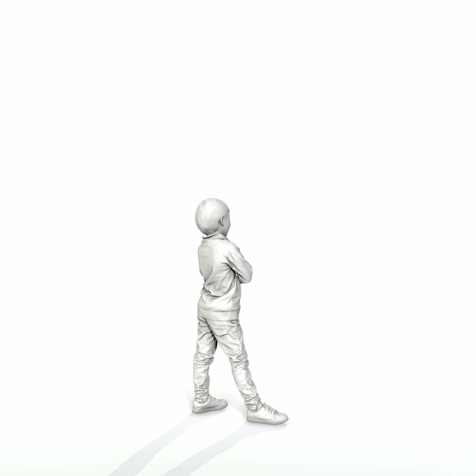 Standing Smiling Boy with Striped Sweater CBoy0300-HD2-O02P01-S 3D model_74