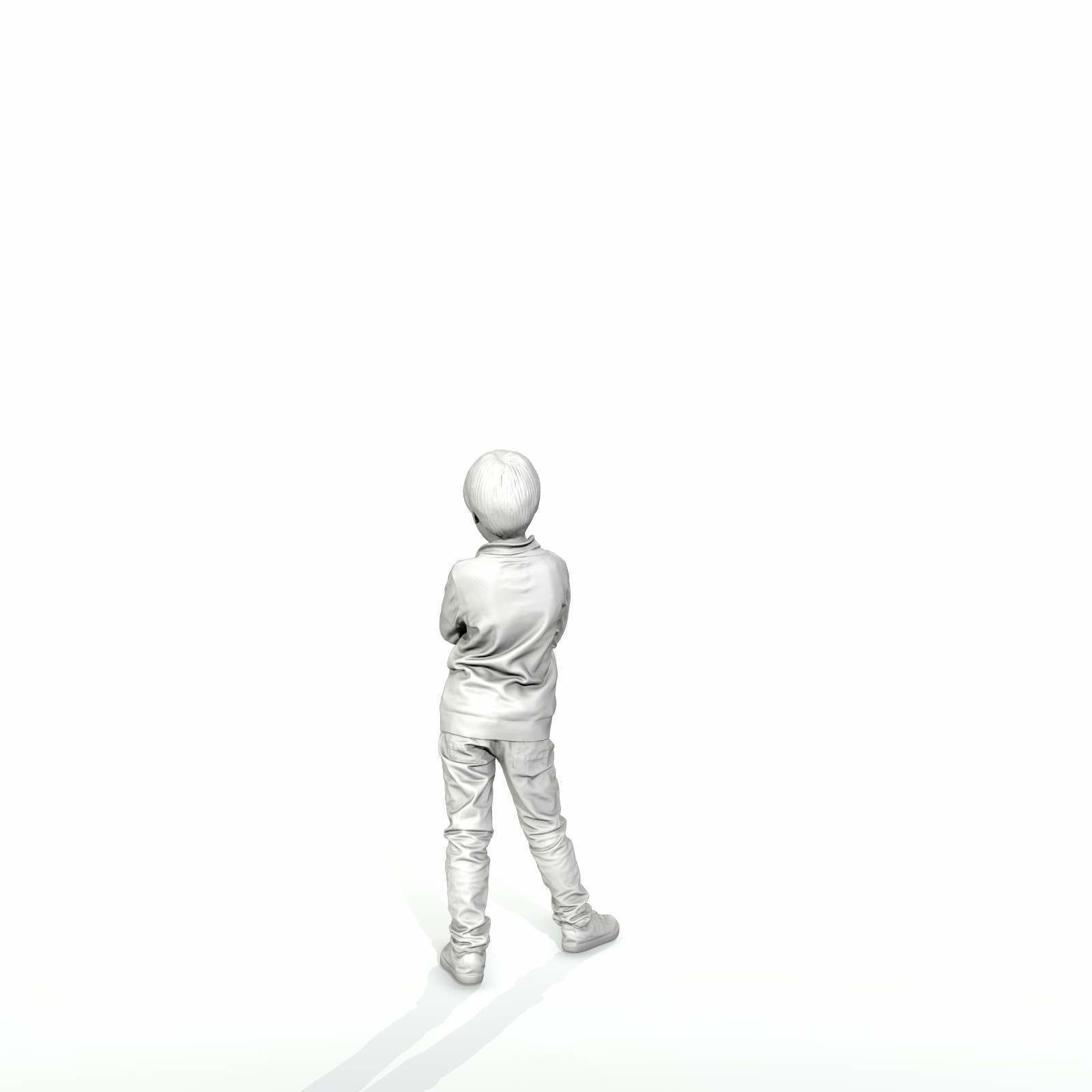 Standing Smiling Boy with Striped Sweater CBoy0300-HD2-O02P01-S 3D model_42