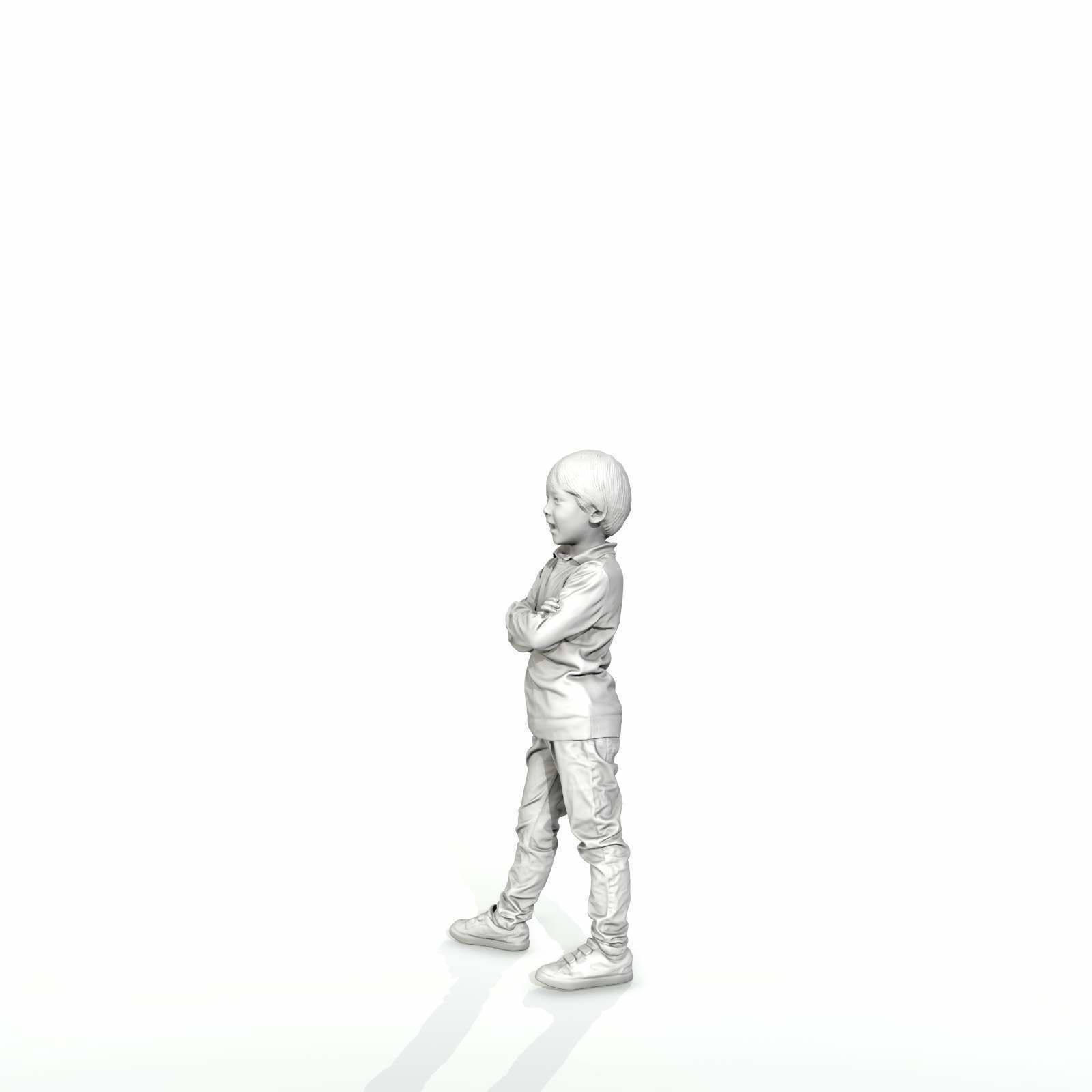 Standing Smiling Boy with Striped Sweater CBoy0300-HD2-O02P01-S 3D model_62