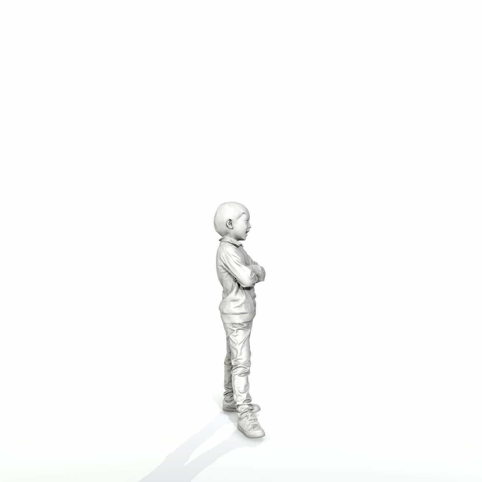 Standing Smiling Boy with Striped Sweater CBoy0300-HD2-O02P01-S 3D model_13