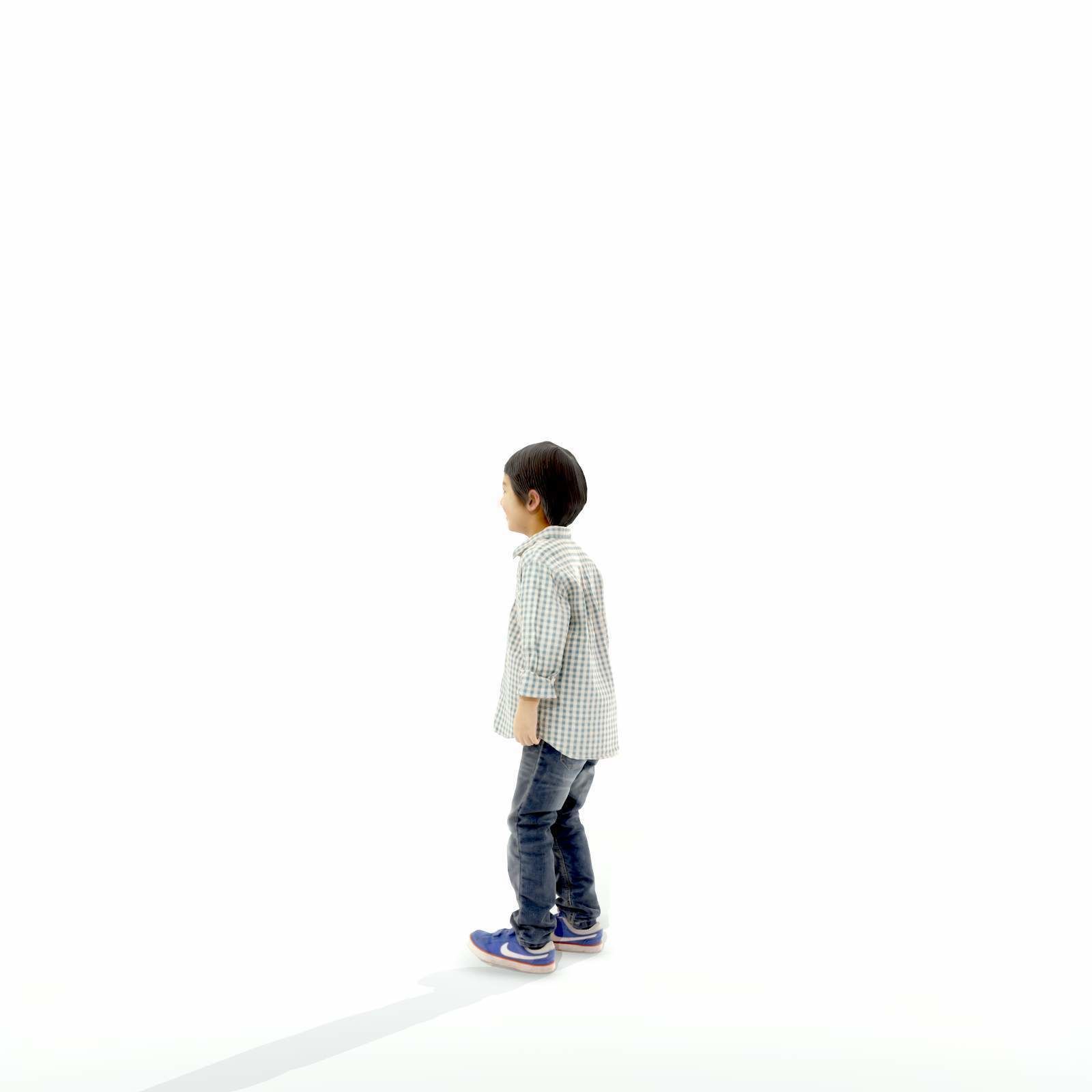 Standing Smiling Boy with Shirt and Jeans CBoy0300-HD2-O01P01-S 3D model_62