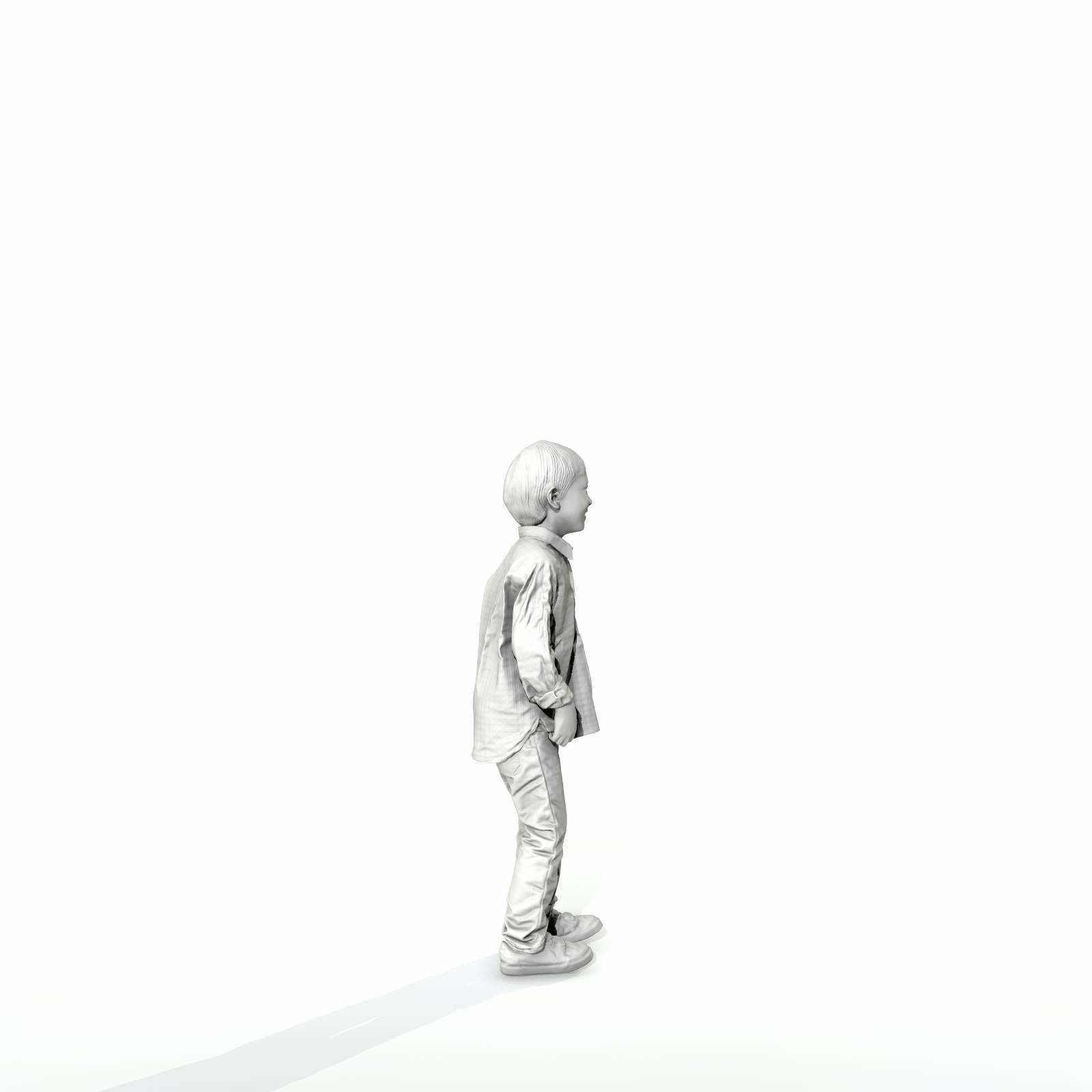 Standing Smiling Boy with Shirt and Jeans CBoy0300-HD2-O01P01-S 3D model_24