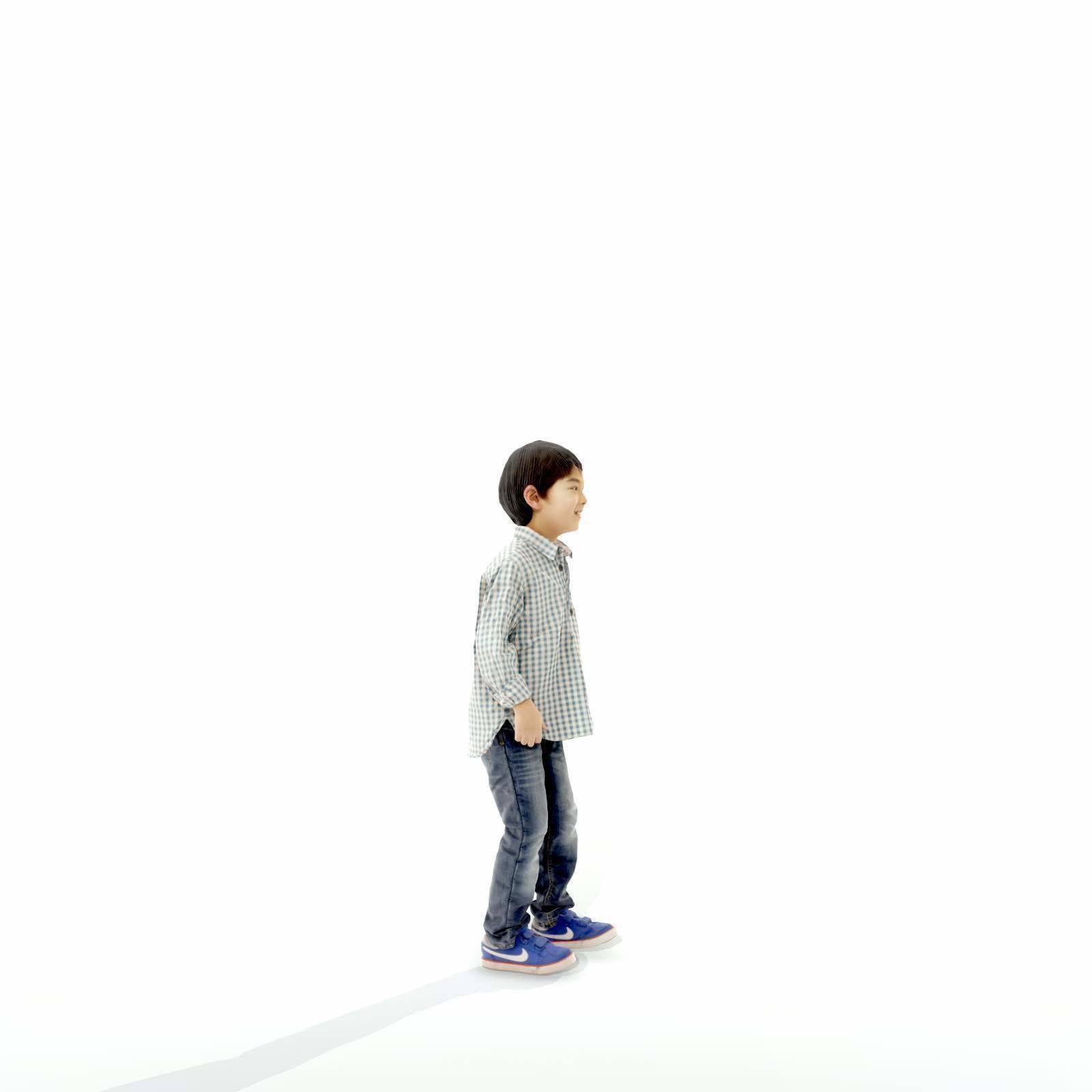 Standing Smiling Boy with Shirt and Jeans CBoy0300-HD2-O01P01-S 3D model_66