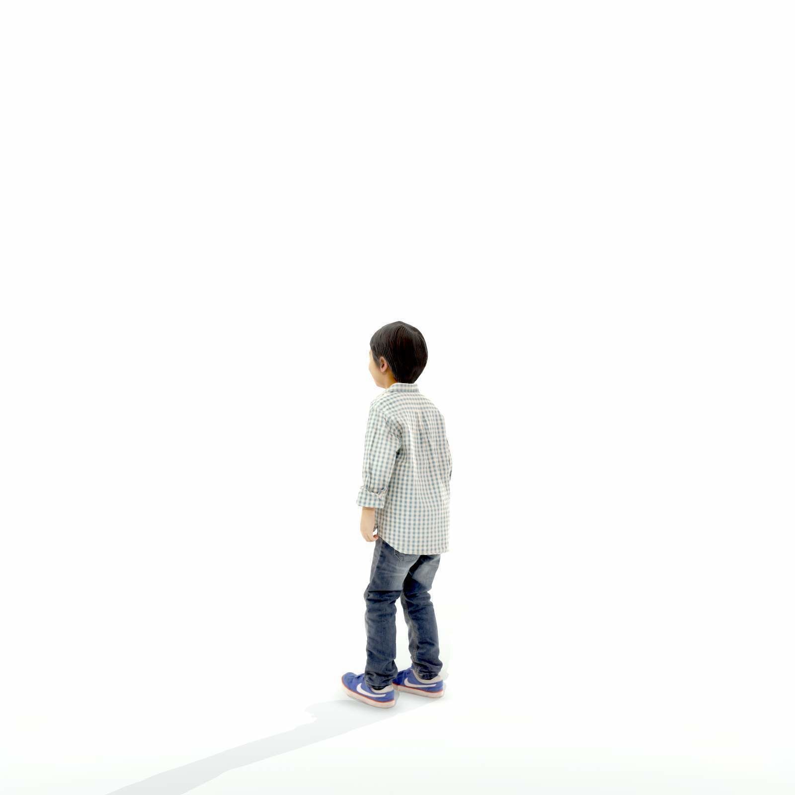 Standing Smiling Boy with Shirt and Jeans CBoy0300-HD2-O01P01-S 3D model_53