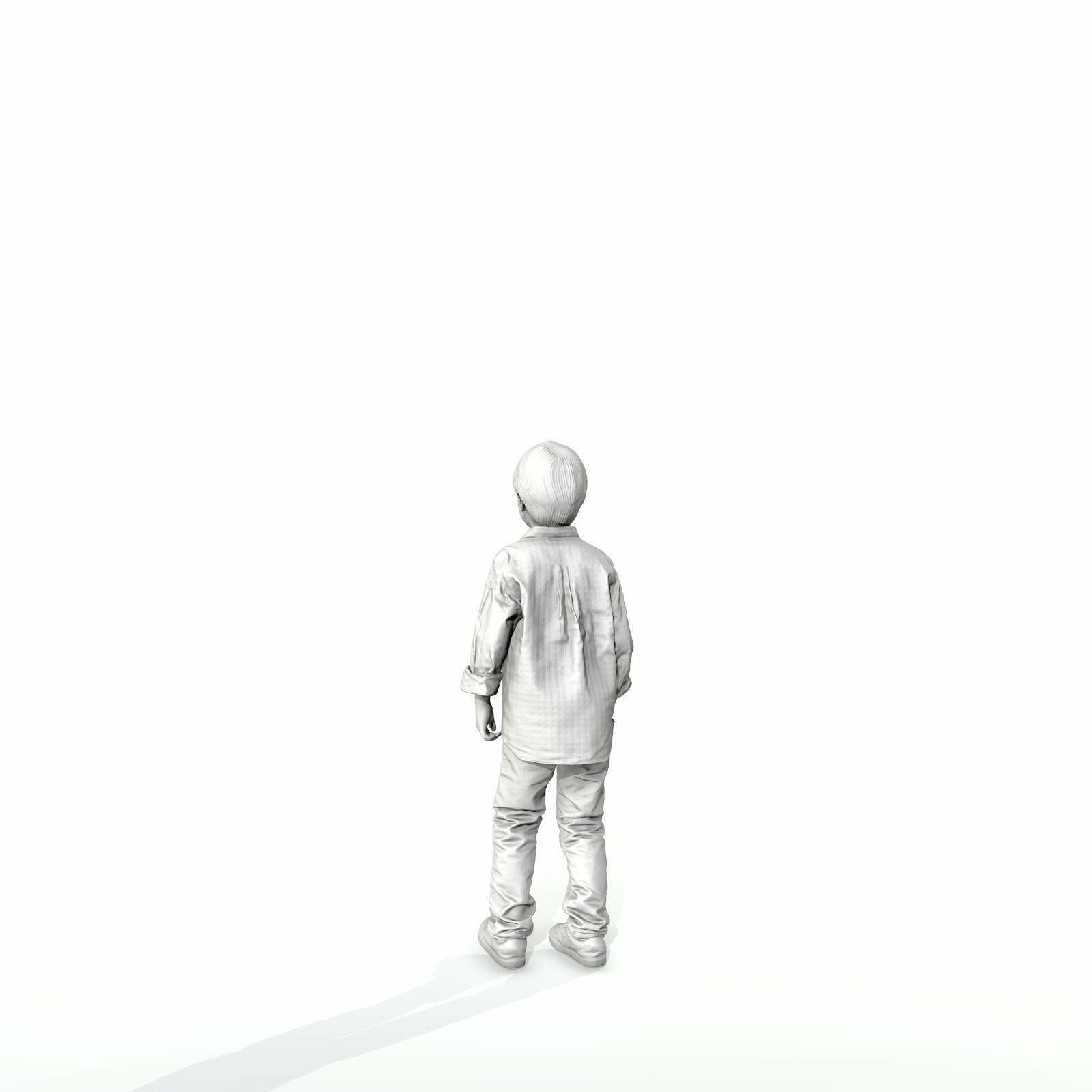 Standing Smiling Boy with Shirt and Jeans CBoy0300-HD2-O01P01-S 3D model_61