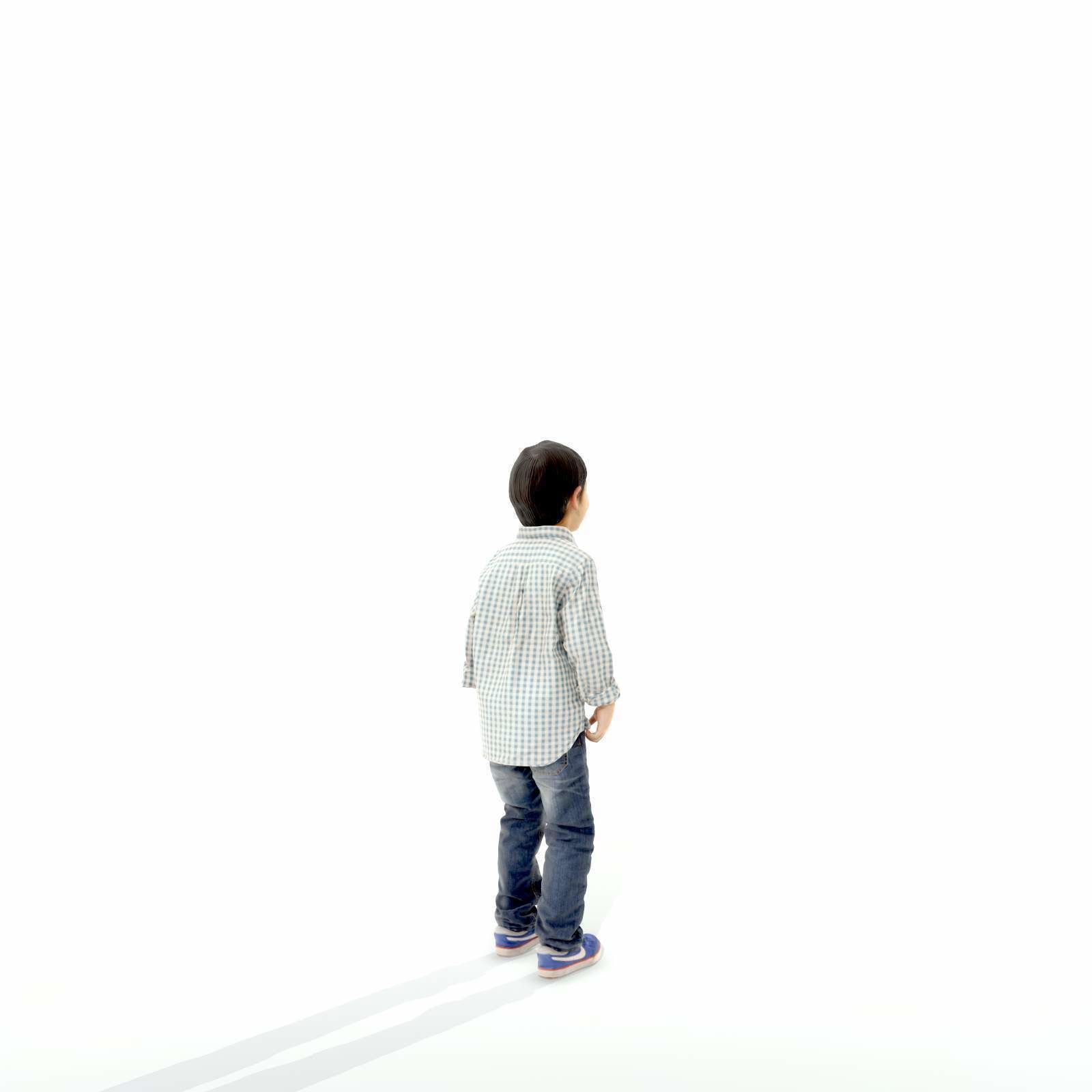 Standing Smiling Boy with Shirt and Jeans CBoy0300-HD2-O01P01-S 3D model_41