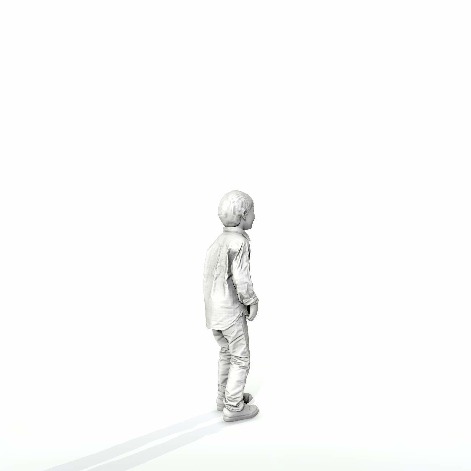 Standing Smiling Boy with Shirt and Jeans CBoy0300-HD2-O01P01-S 3D model_67