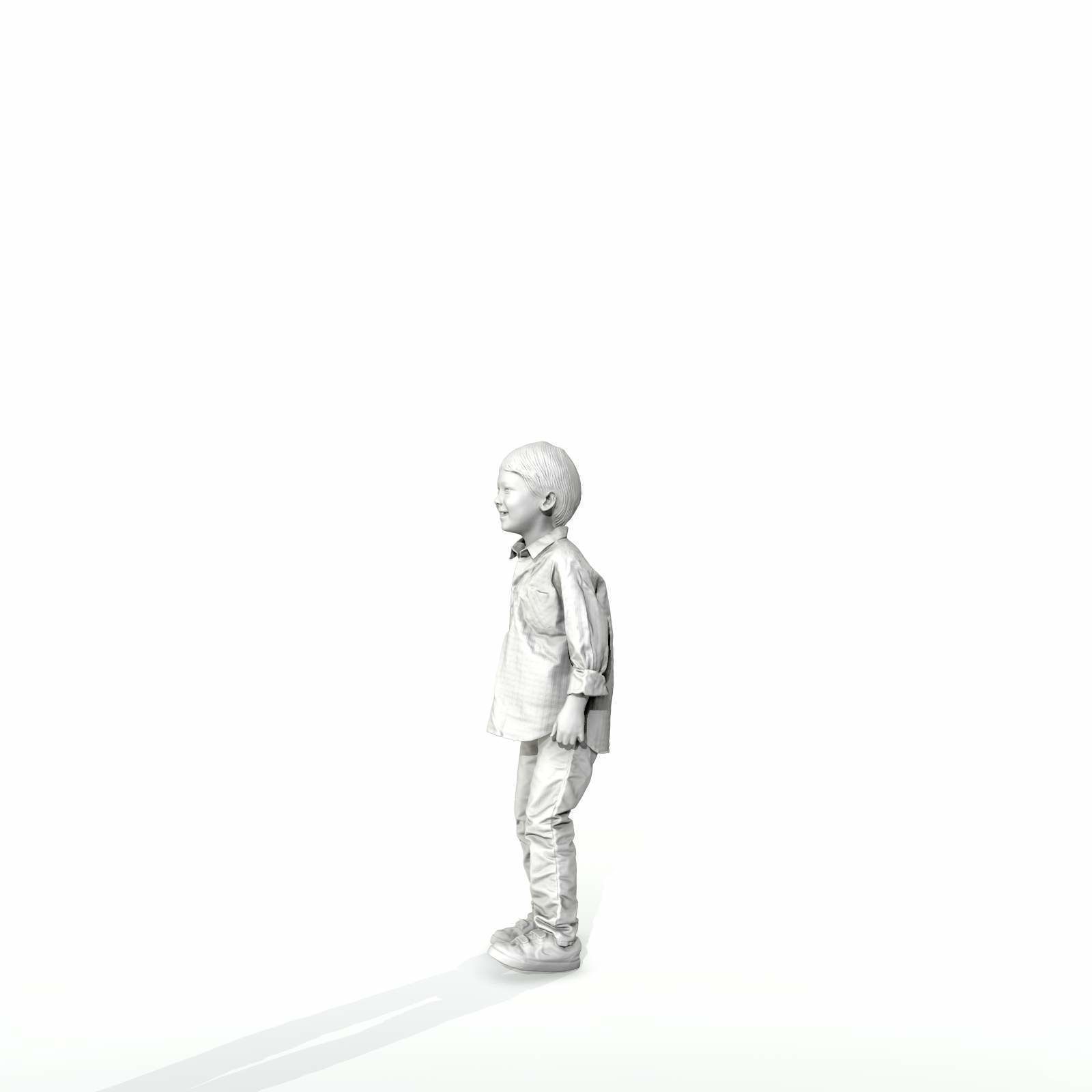 Standing Smiling Boy with Shirt and Jeans CBoy0300-HD2-O01P01-S 3D model_70
