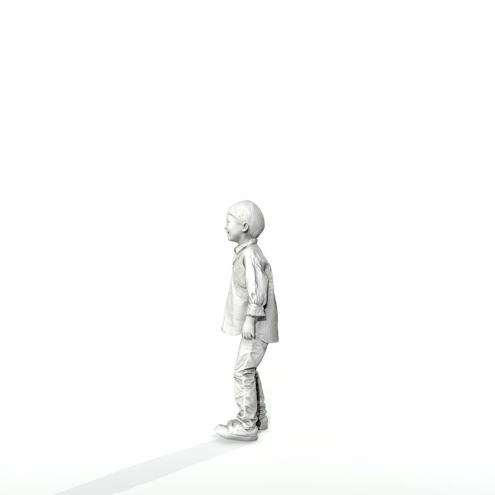 Standing Smiling Boy with Shirt and Jeans CBoy0300-HD2-O01P01-S 3D model_69