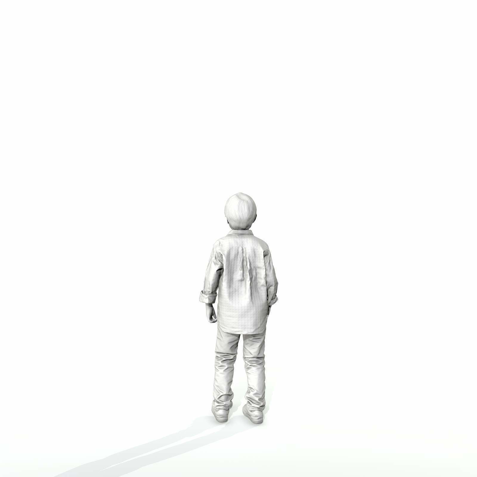 Standing Smiling Boy with Shirt and Jeans CBoy0300-HD2-O01P01-S 3D model_32