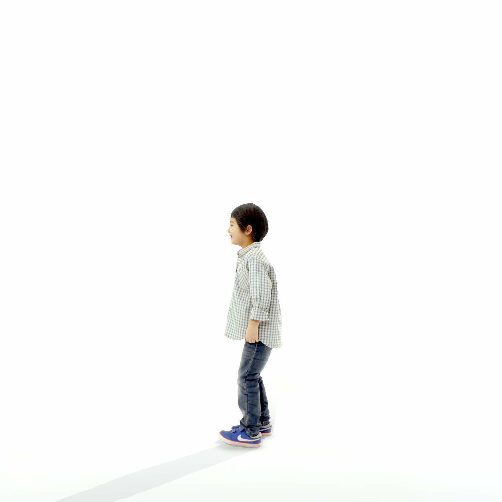 Standing Smiling Boy with Shirt and Jeans CBoy0300-HD2-O01P01-S 3D model_20