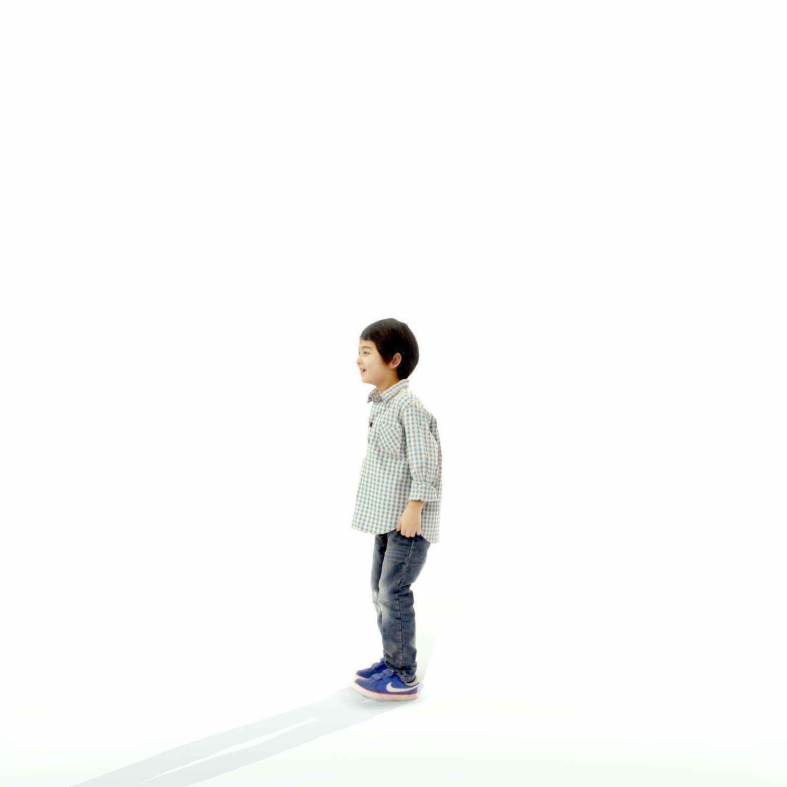 Standing Smiling Boy with Shirt and Jeans CBoy0300-HD2-O01P01-S 3D model_55
