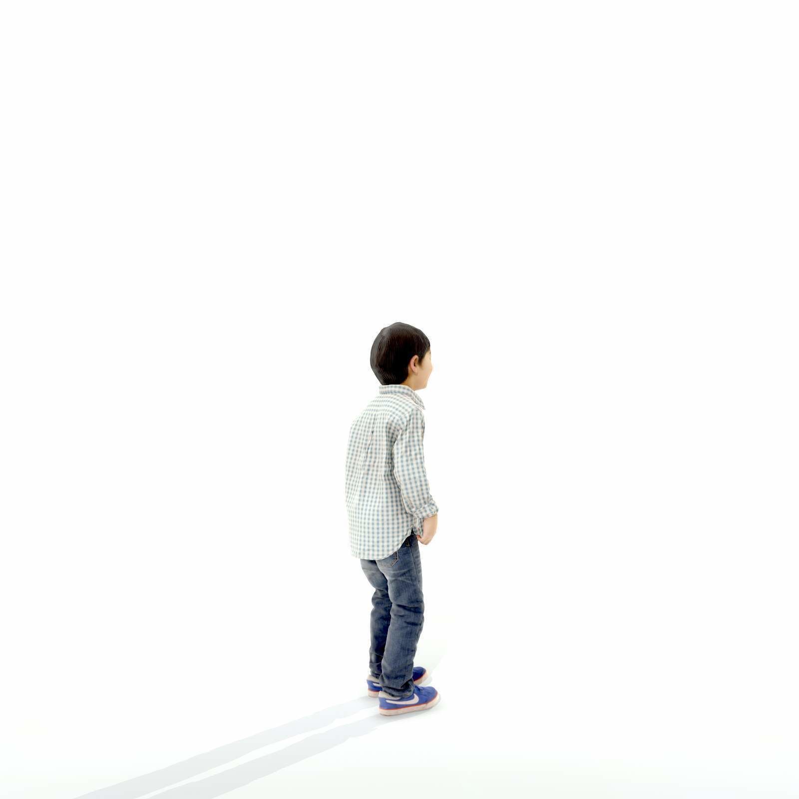 Standing Smiling Boy with Shirt and Jeans CBoy0300-HD2-O01P01-S 3D model_37