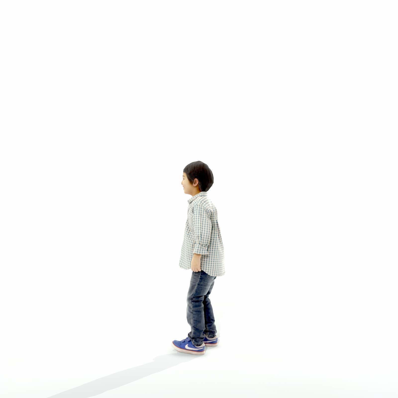 Standing Smiling Boy with Shirt and Jeans CBoy0300-HD2-O01P01-S 3D model_58