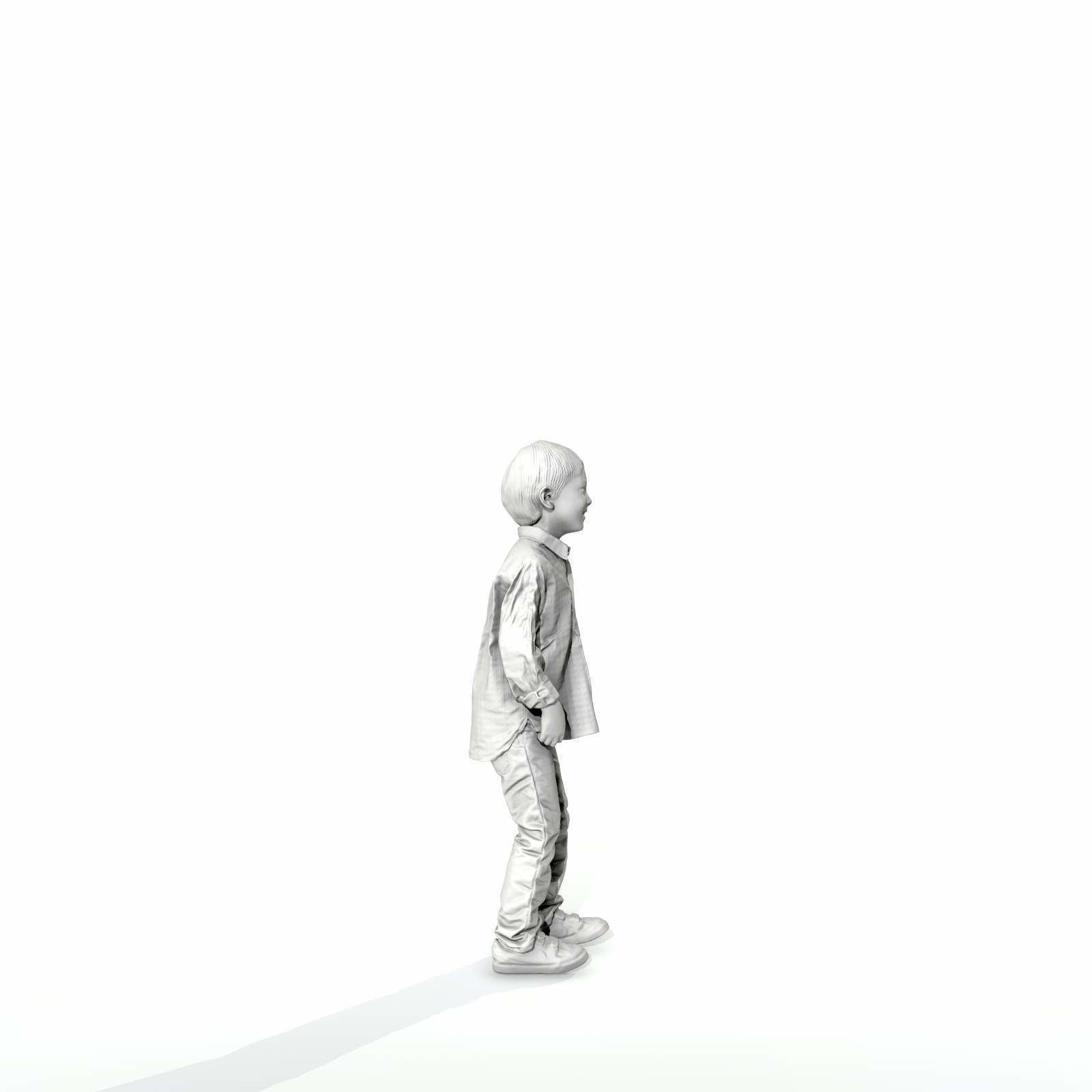 Standing Smiling Boy with Shirt and Jeans CBoy0300-HD2-O01P01-S 3D model_21
