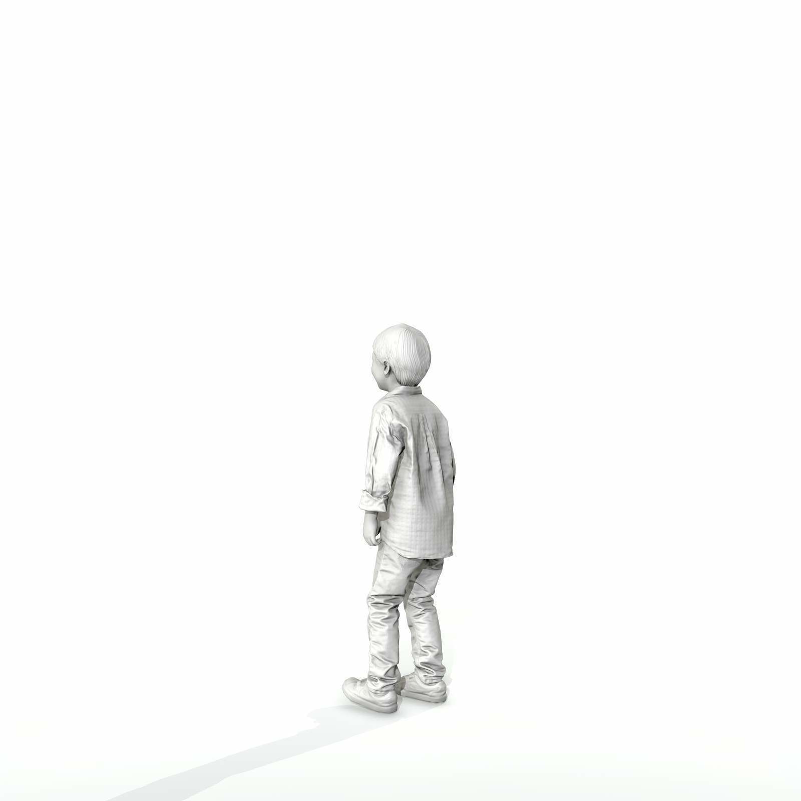 Standing Smiling Boy with Shirt and Jeans CBoy0300-HD2-O01P01-S 3D model_31