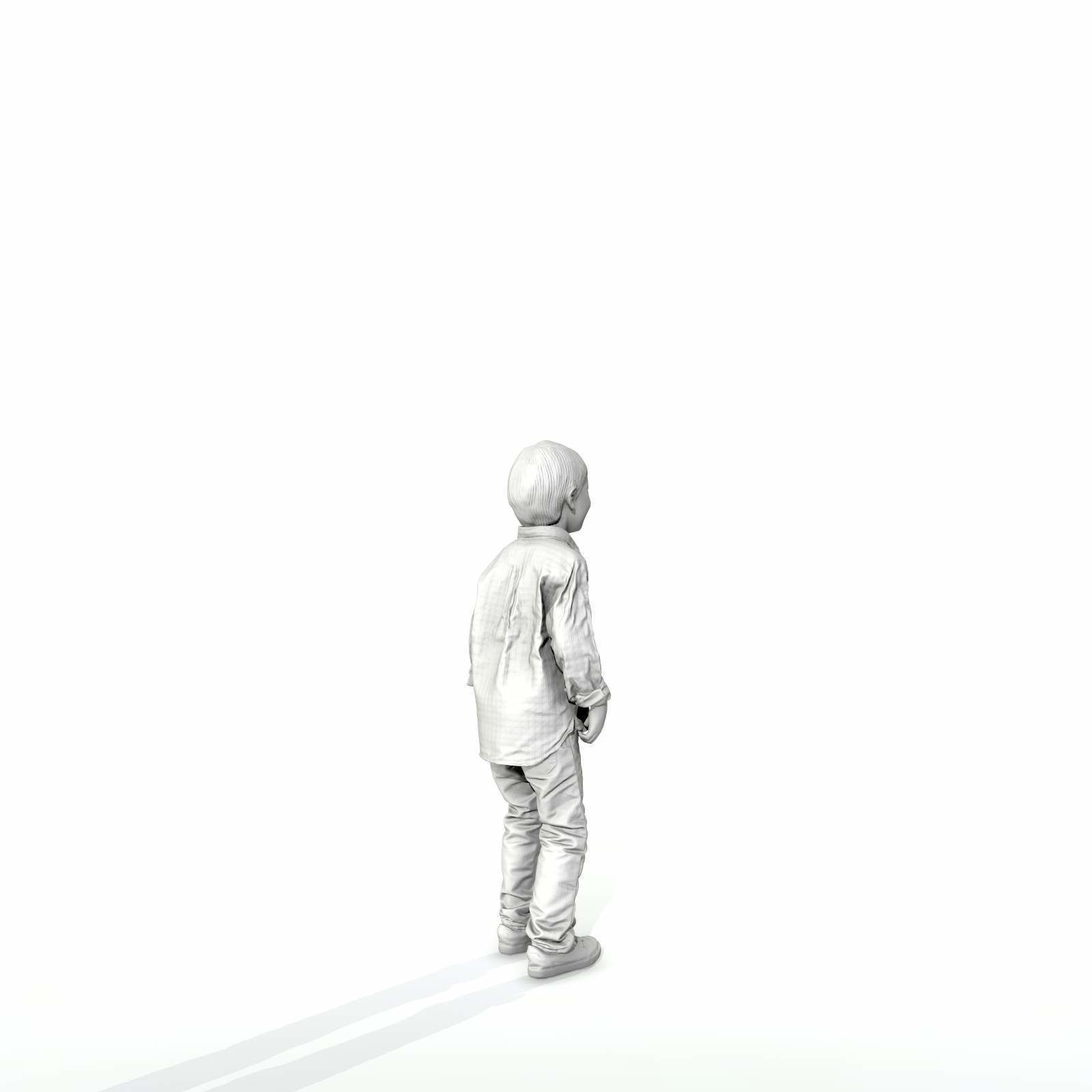 Standing Smiling Boy with Shirt and Jeans CBoy0300-HD2-O01P01-S 3D model_45