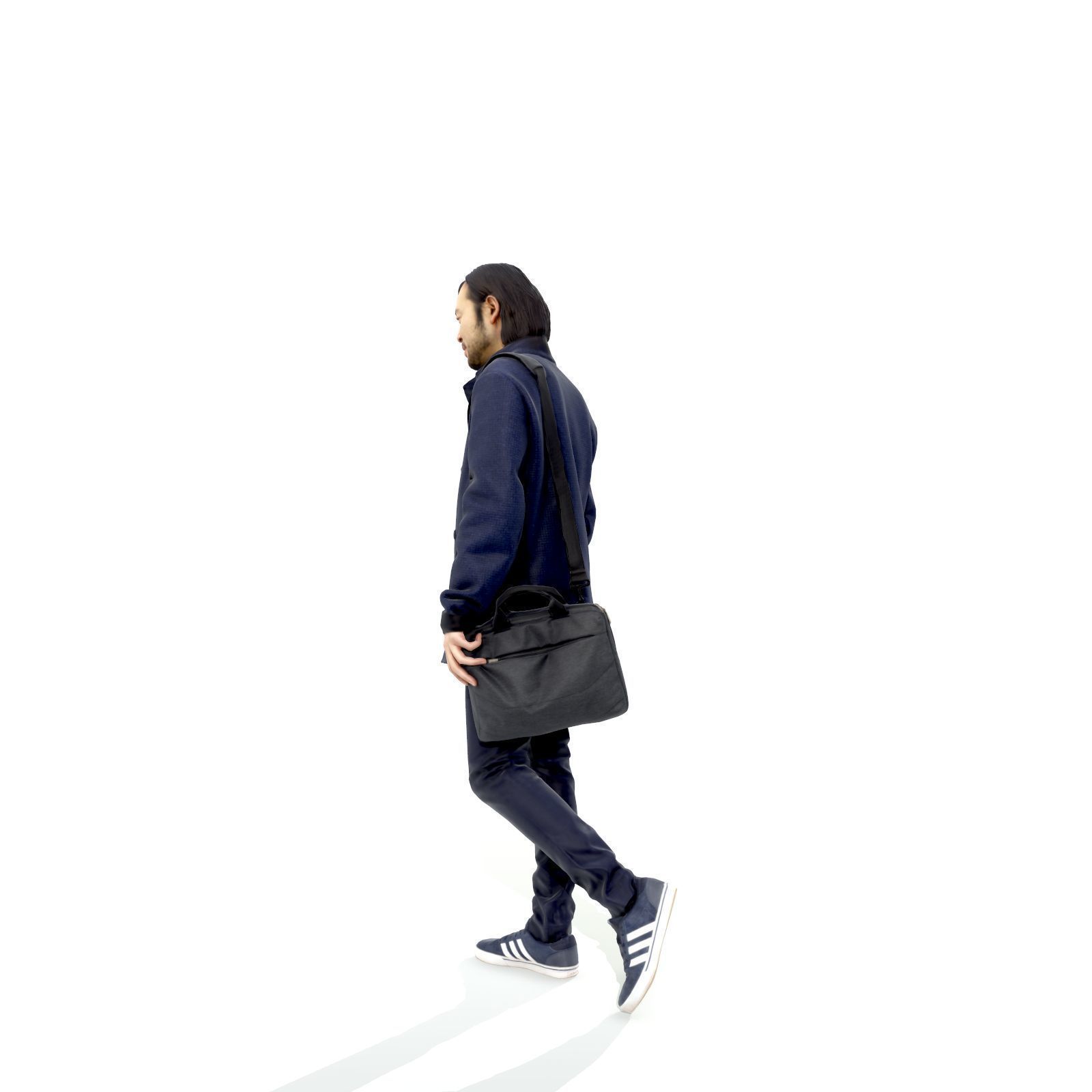 Walking Man with Blue Coat and Laptop Bag CMan0319-HD2-O01P01-S 3D model_59