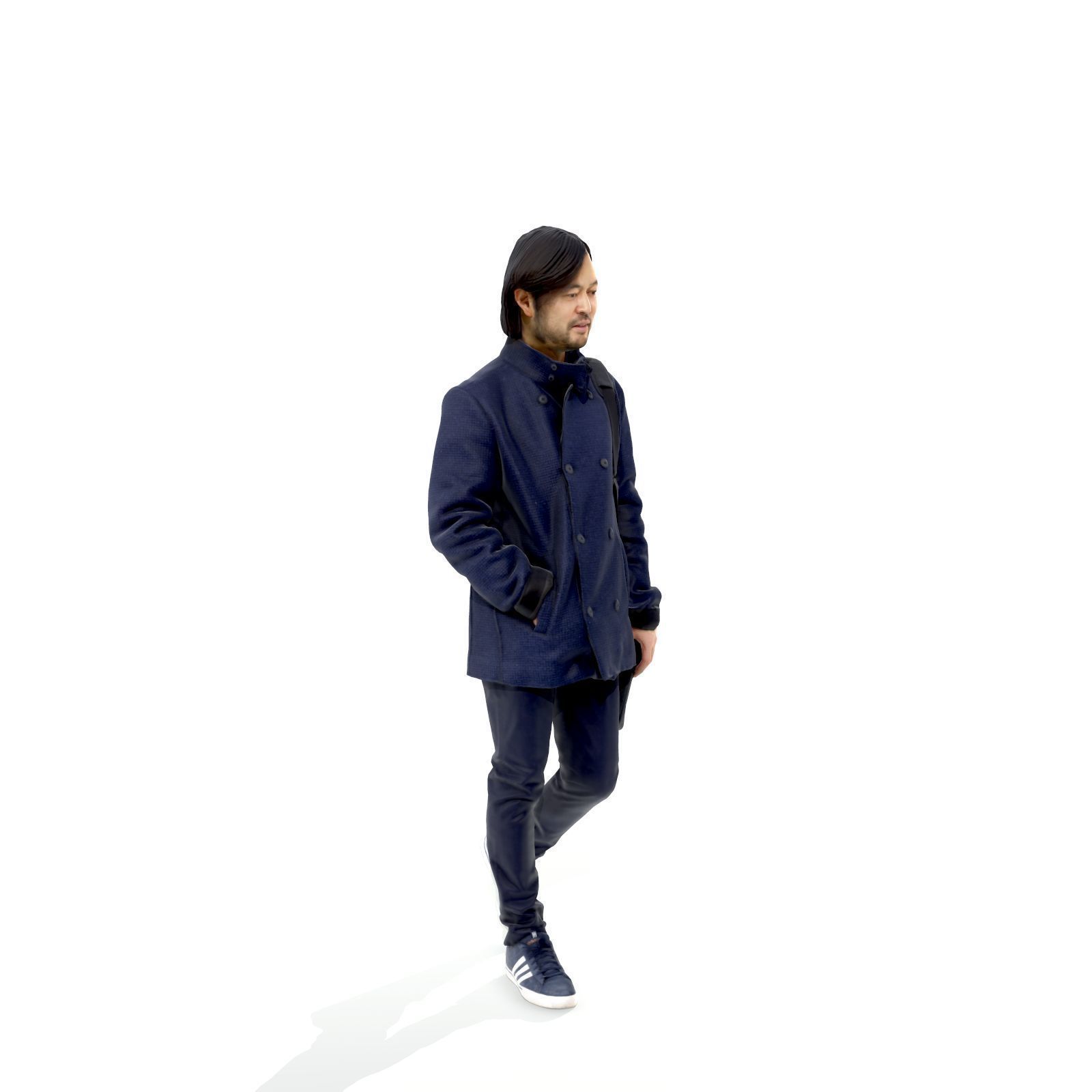 Walking Man with Blue Coat and Laptop Bag CMan0319-HD2-O01P01-S 3D model_22