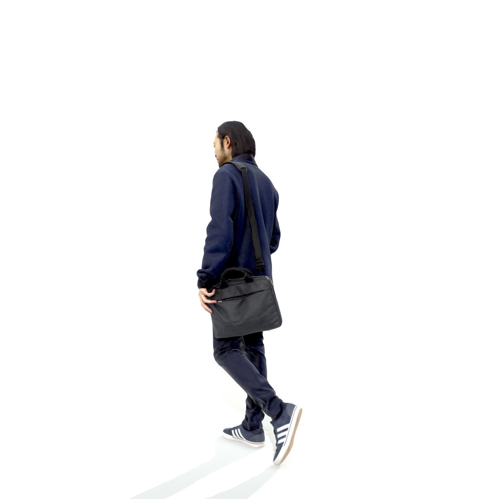 Walking Man with Blue Coat and Laptop Bag CMan0319-HD2-O01P01-S 3D model_66