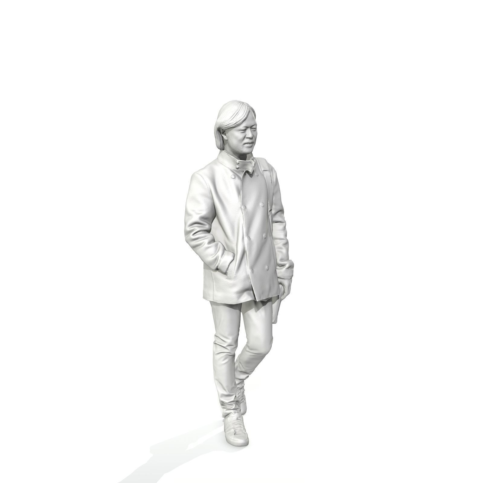 Walking Man with Blue Coat and Laptop Bag CMan0319-HD2-O01P01-S 3D model_26