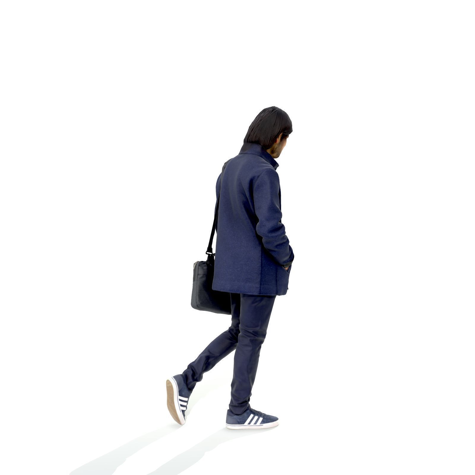 Walking Man with Blue Coat and Laptop Bag CMan0319-HD2-O01P01-S 3D model_19