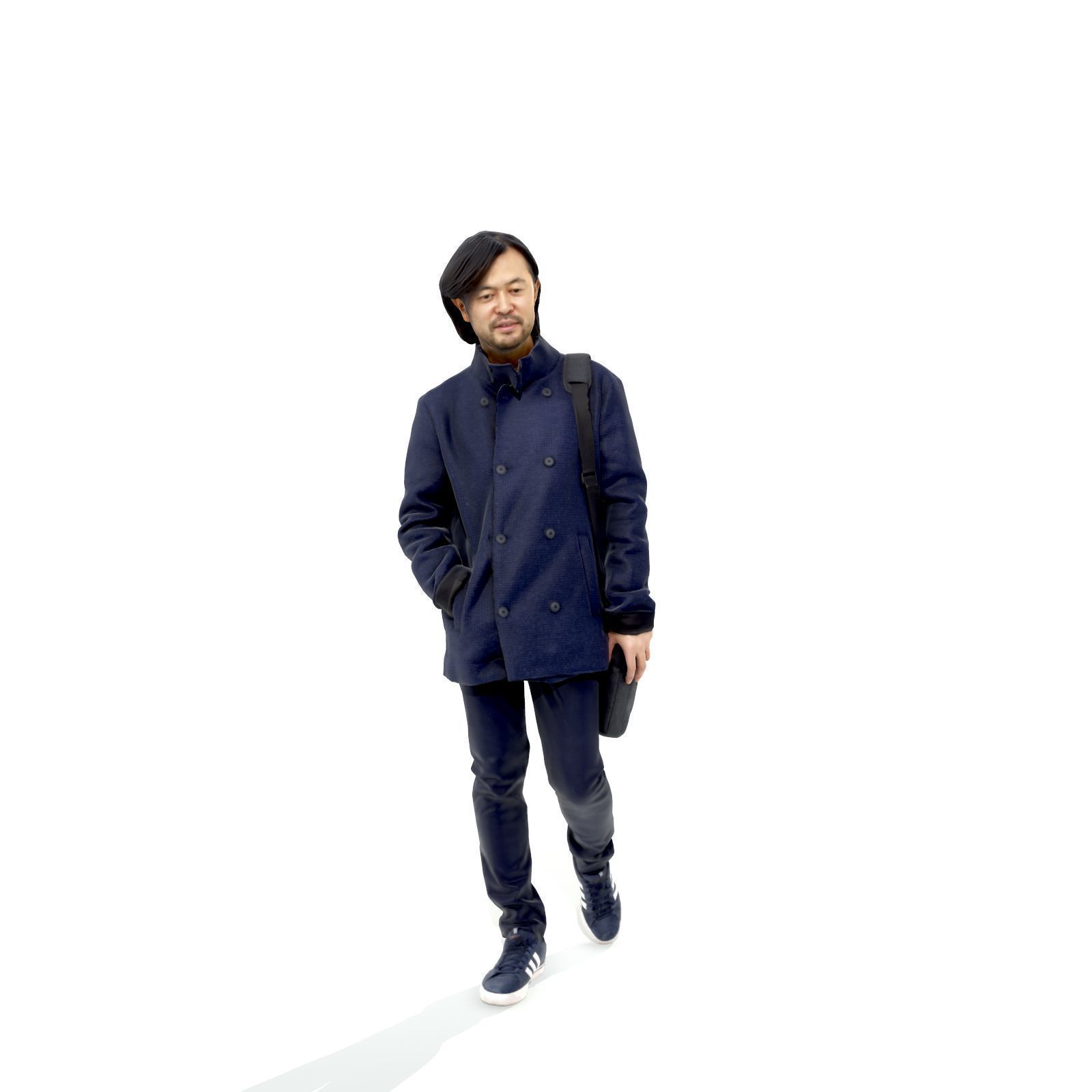 Walking Man with Blue Coat and Laptop Bag CMan0319-HD2-O01P01-S 3D model_62