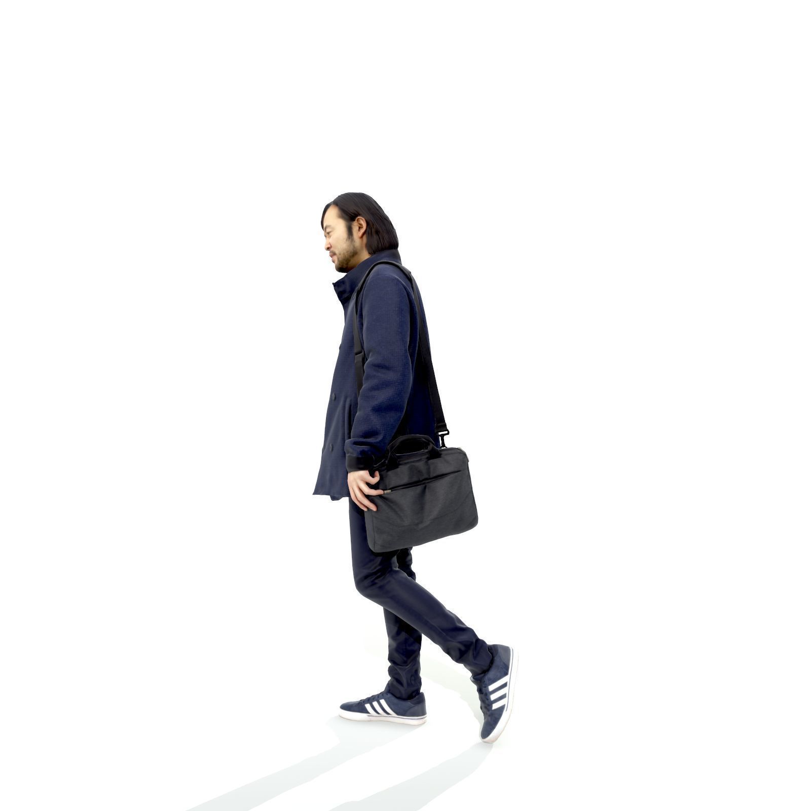 Walking Man with Blue Coat and Laptop Bag CMan0319-HD2-O01P01-S 3D model_60