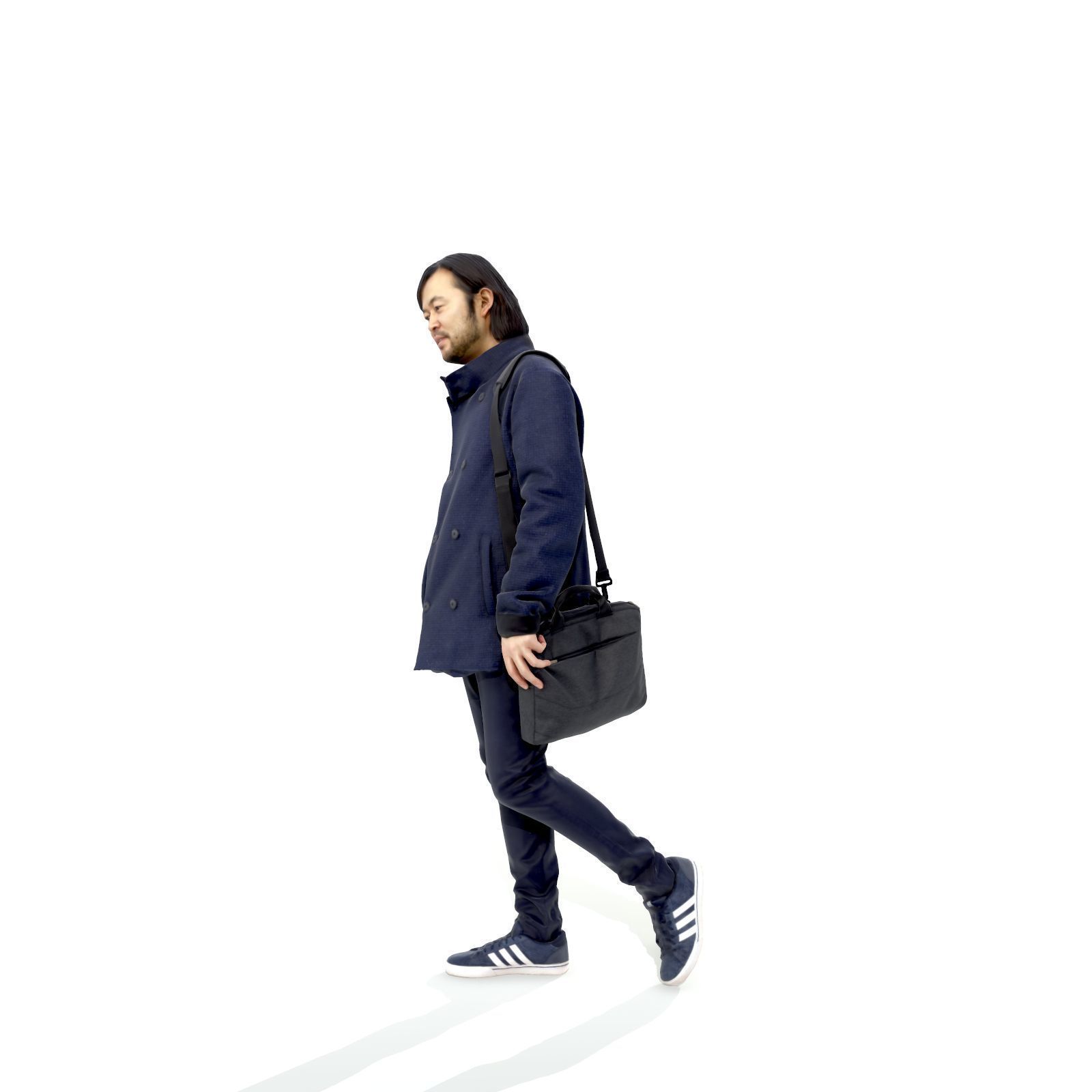 Walking Man with Blue Coat and Laptop Bag CMan0319-HD2-O01P01-S 3D model_33