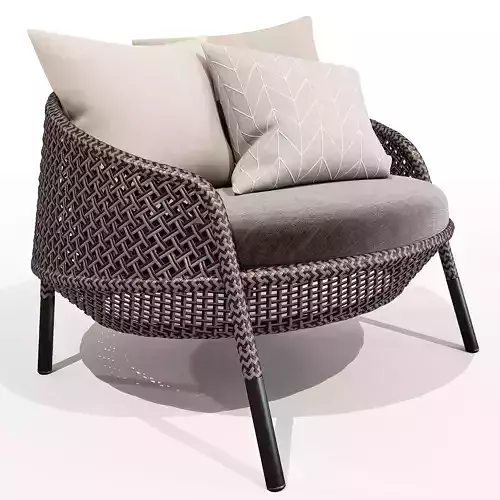 DEDON AHNDA Lounge Chair 3D model