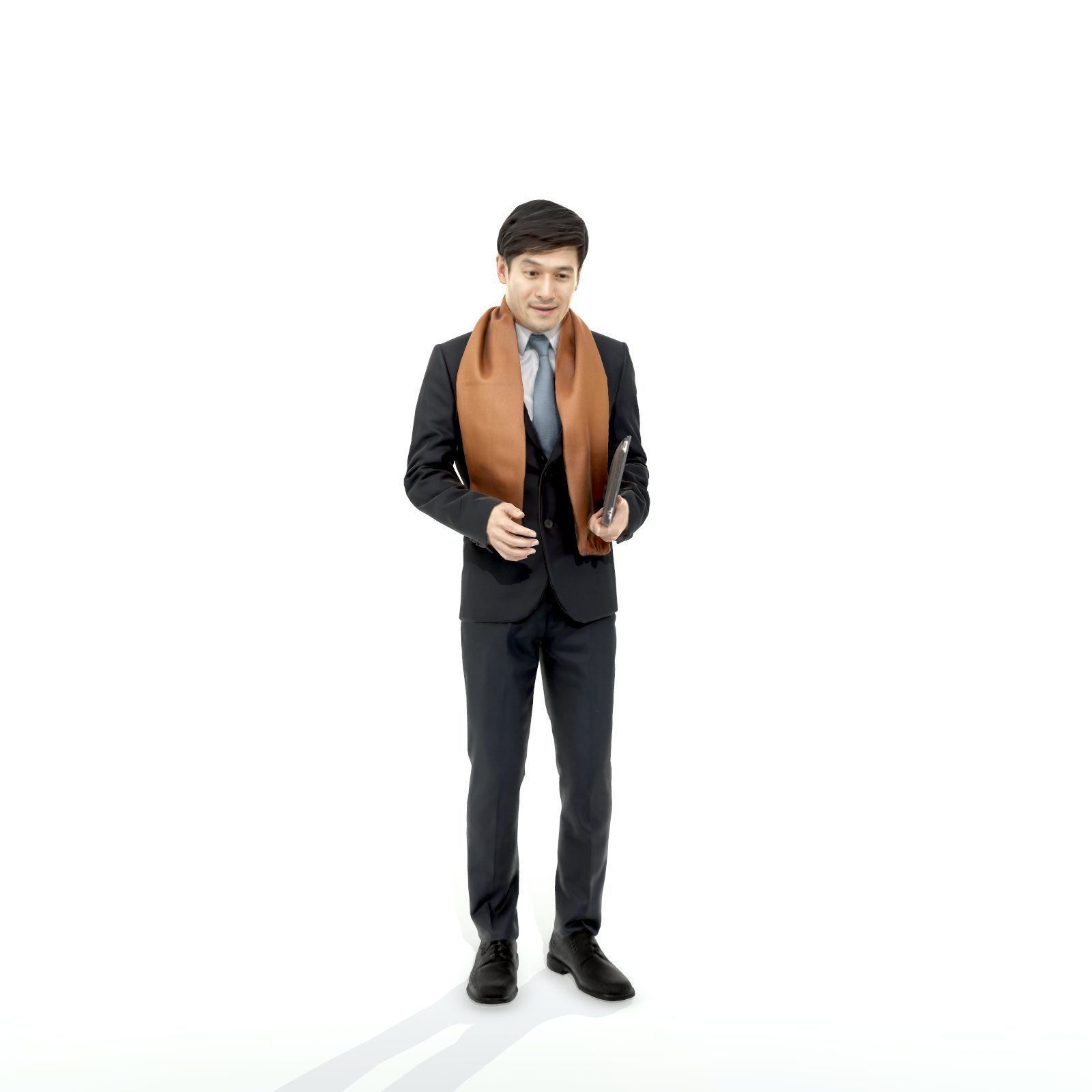Business Man with Brown Scarf and Tablet BMan0310-HD2-O01P01-S 3D model_27