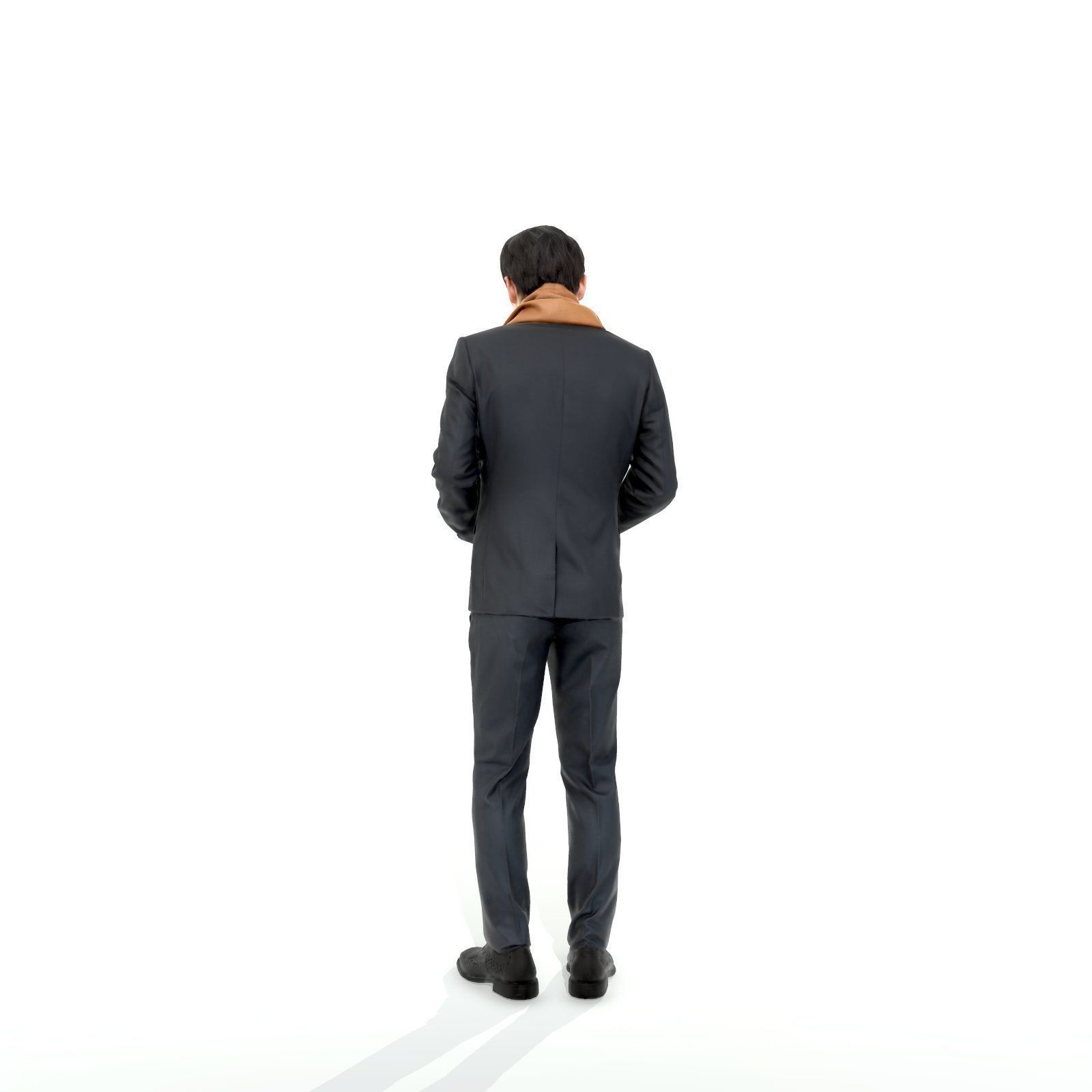 Business Man with Brown Scarf and Tablet BMan0310-HD2-O01P01-S 3D model_9