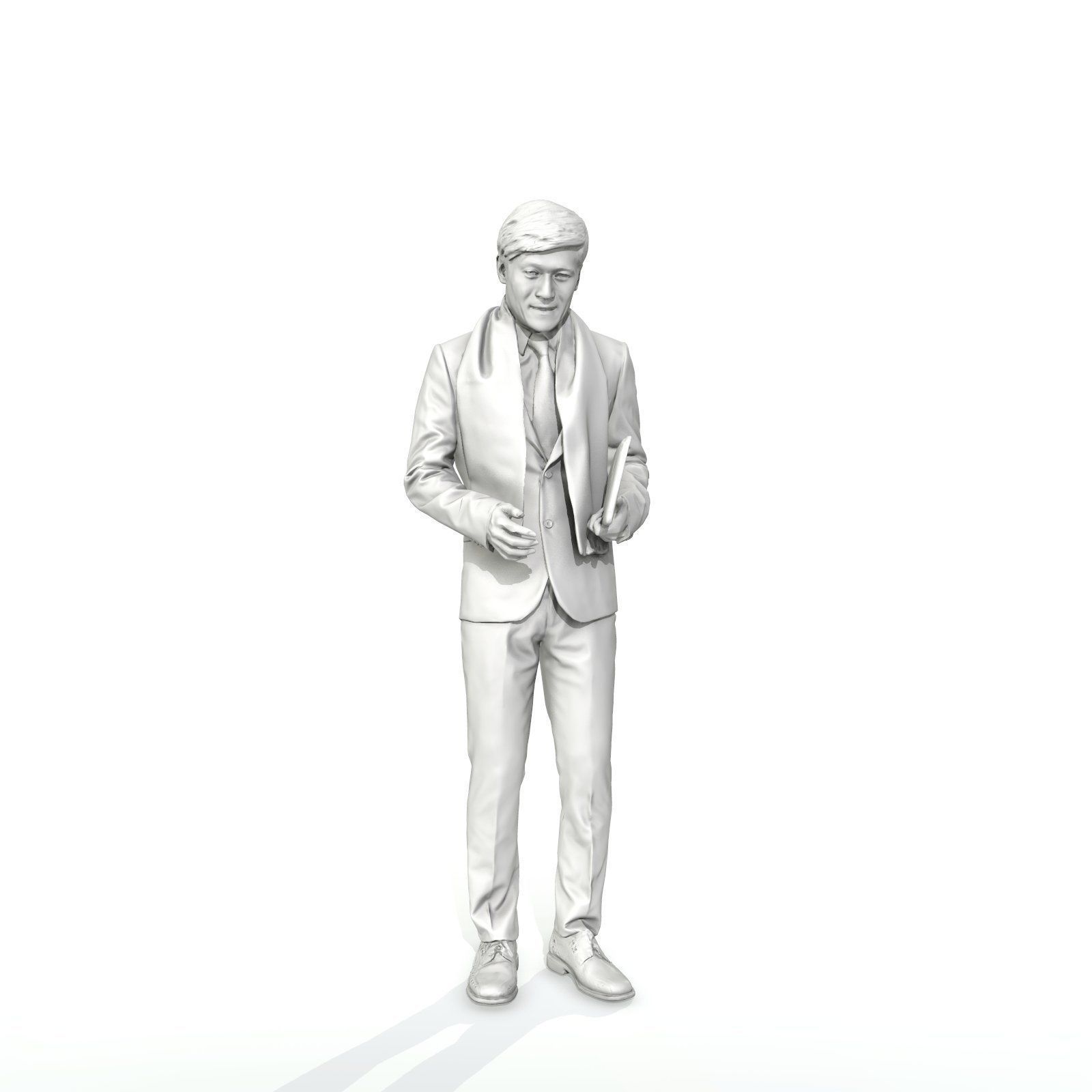 Business Man with Brown Scarf and Tablet BMan0310-HD2-O01P01-S 3D model_13