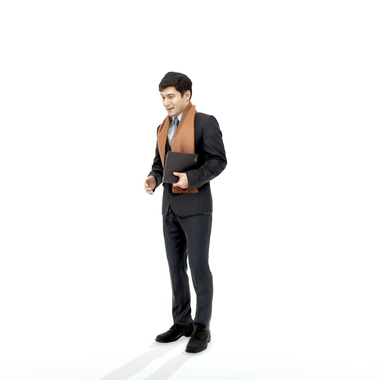 Business Man with Brown Scarf and Tablet BMan0310-HD2-O01P01-S 3D model_23