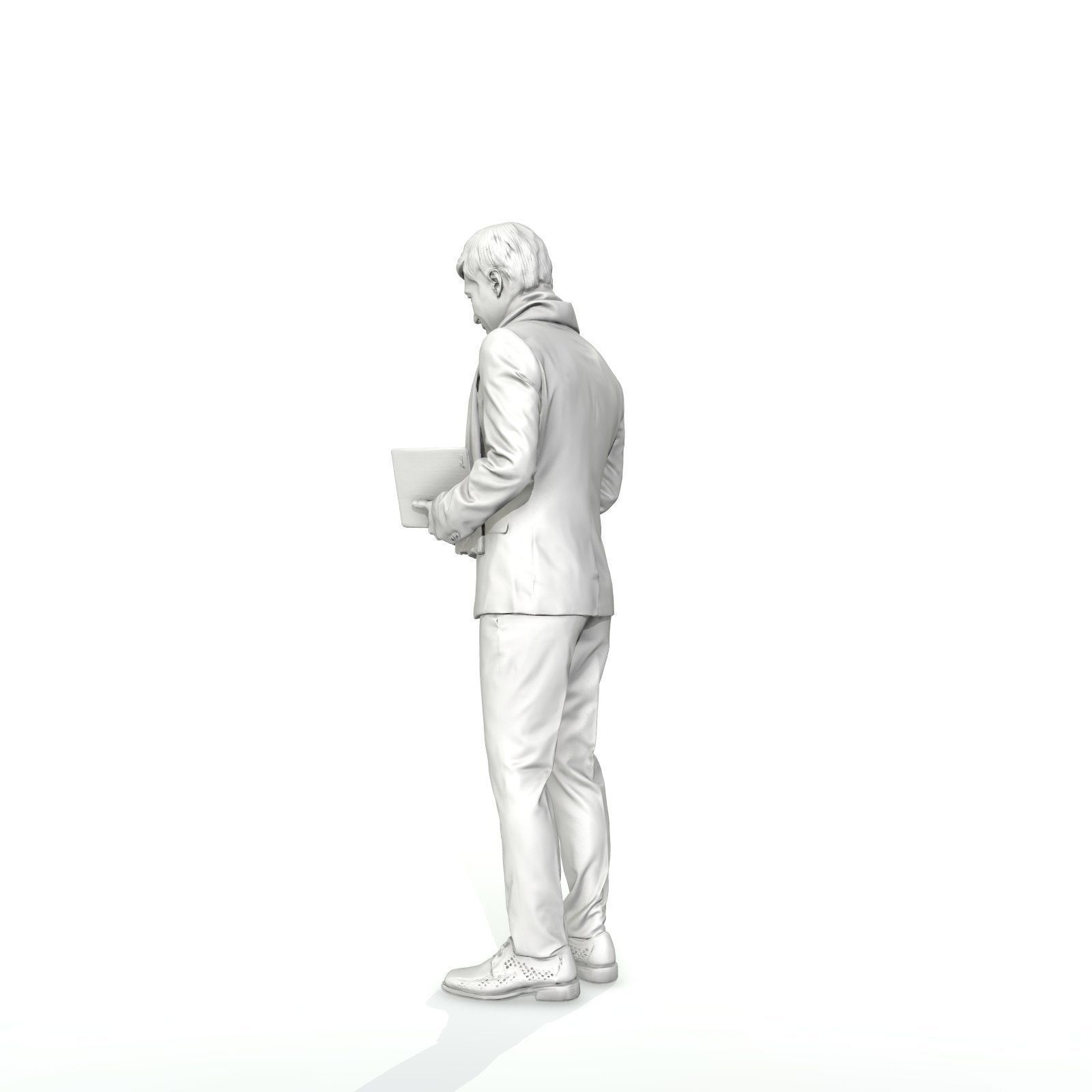 Business Man with Brown Scarf and Tablet BMan0310-HD2-O01P01-S 3D model_5