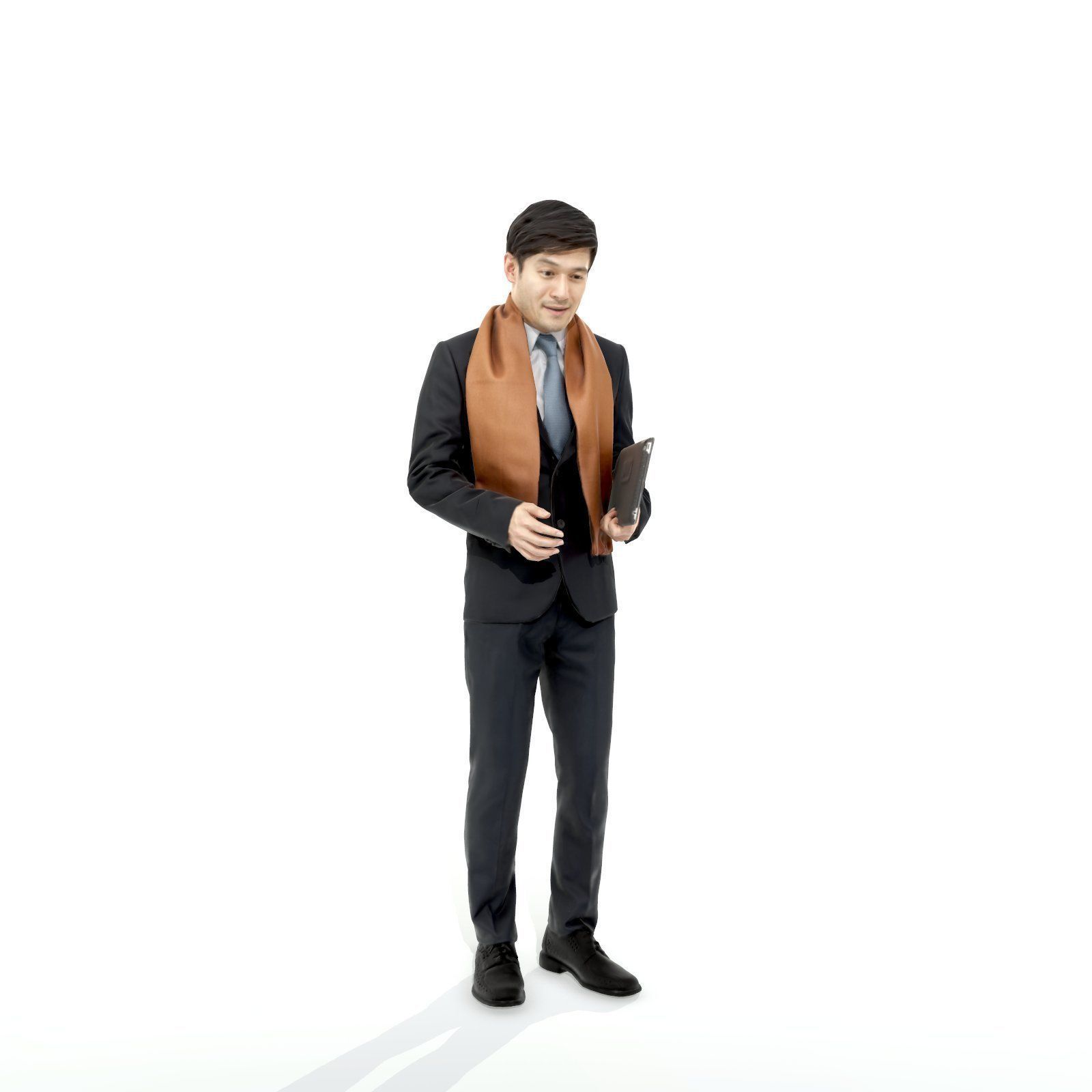 Business Man with Brown Scarf and Tablet BMan0310-HD2-O01P01-S 3D model_38