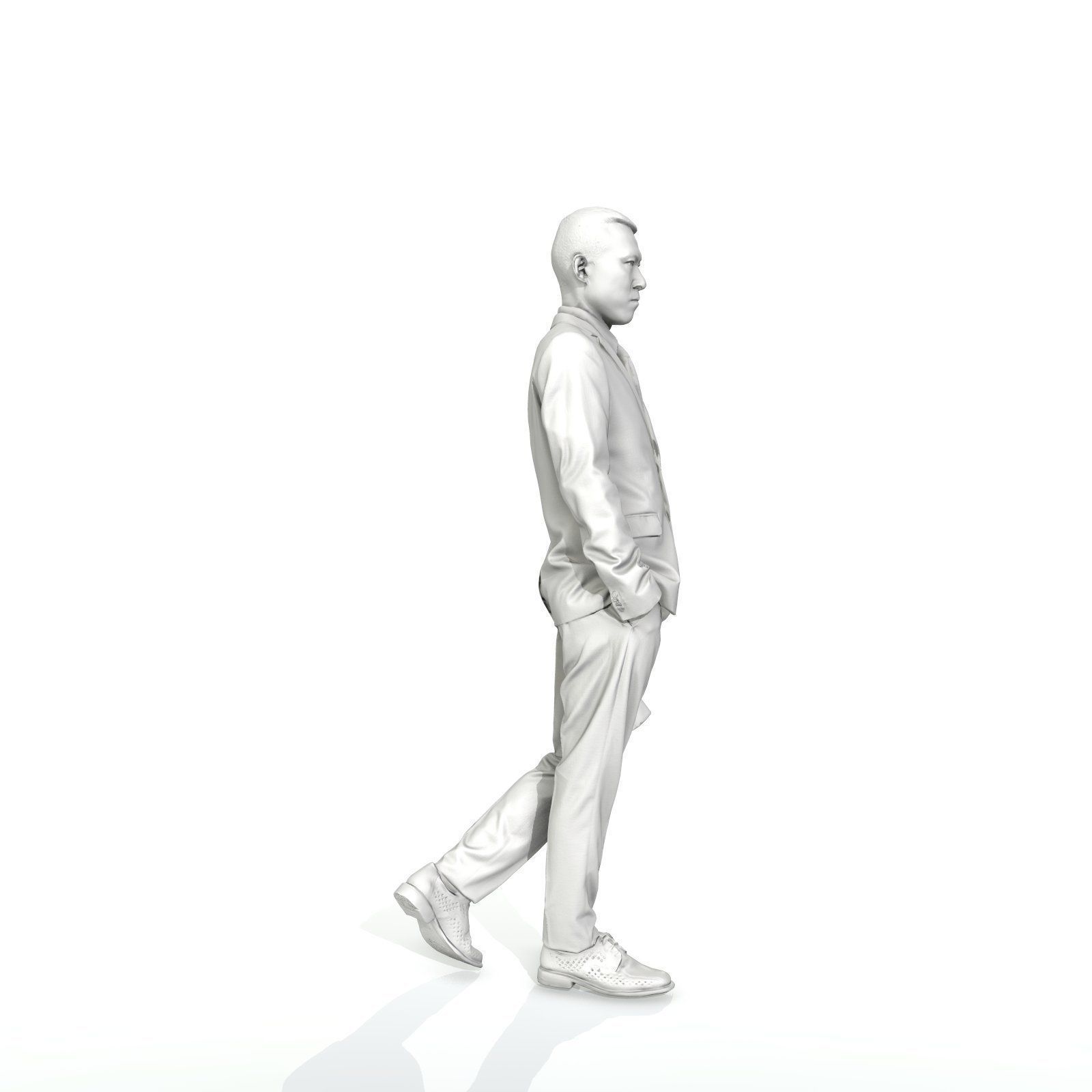 Business Man with Suit Holding Magazine BMan0308-HD2-O01P01-S 3D model_54