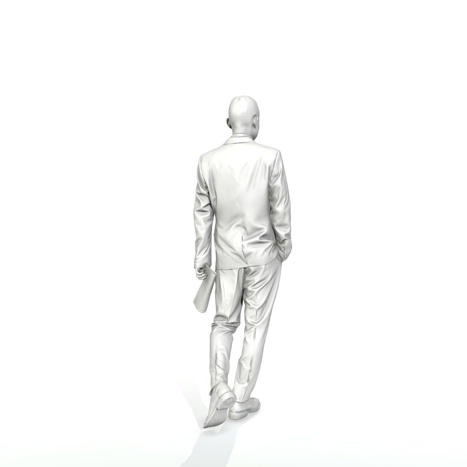 Business Man with Suit Holding Magazine BMan0308-HD2-O01P01-S 3D model_26