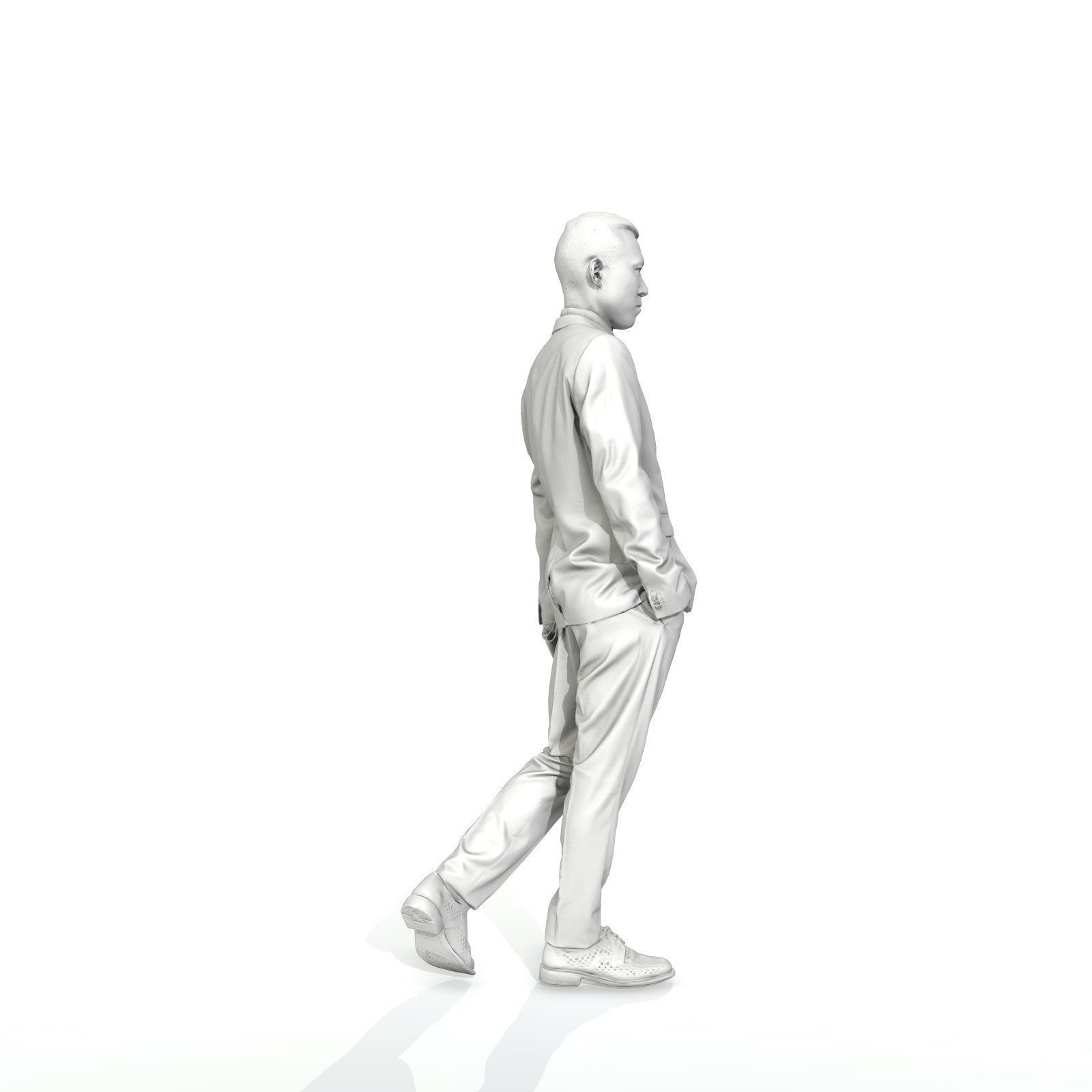 Business Man with Suit Holding Magazine BMan0308-HD2-O01P01-S 3D model_37