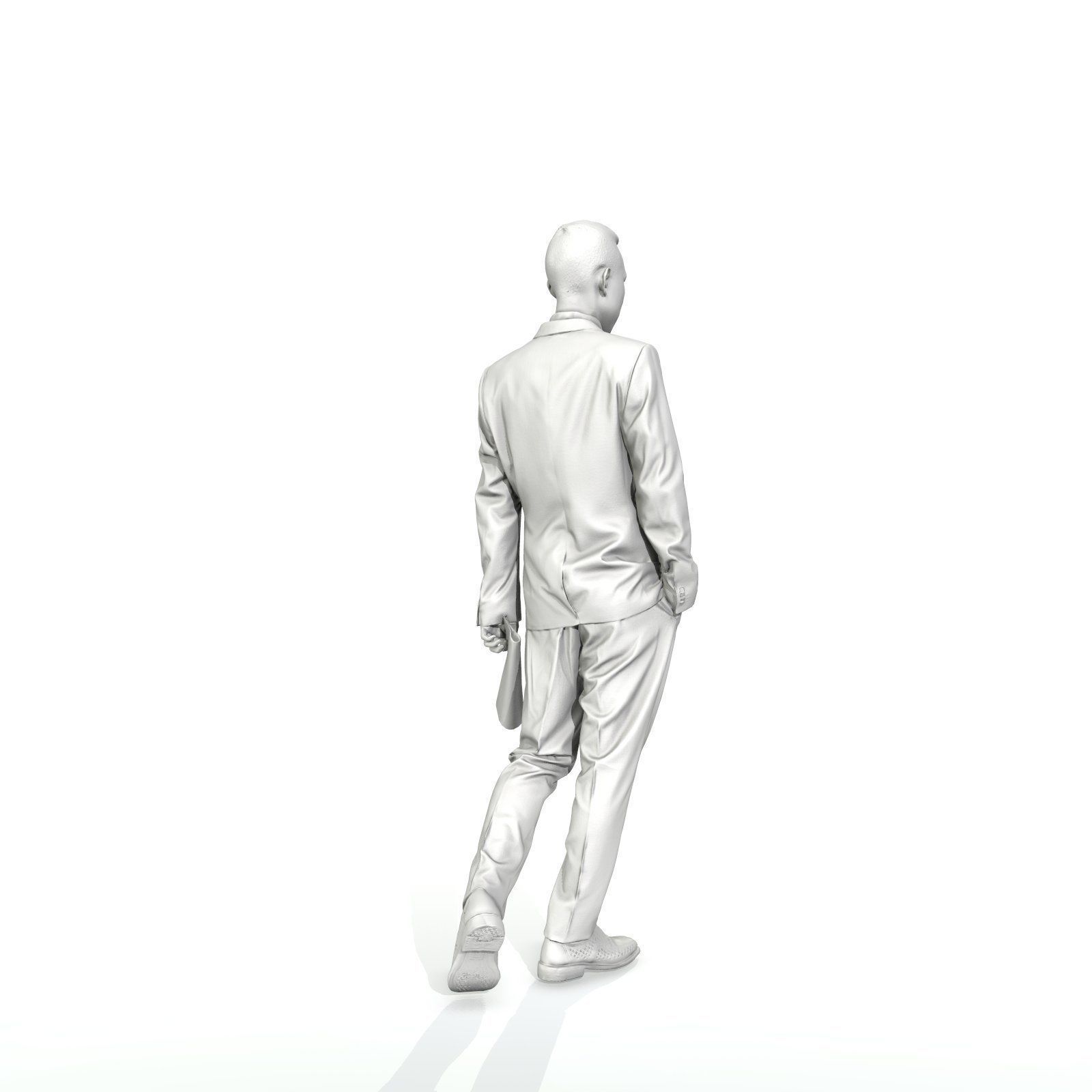 Business Man with Suit Holding Magazine BMan0308-HD2-O01P01-S 3D model_70