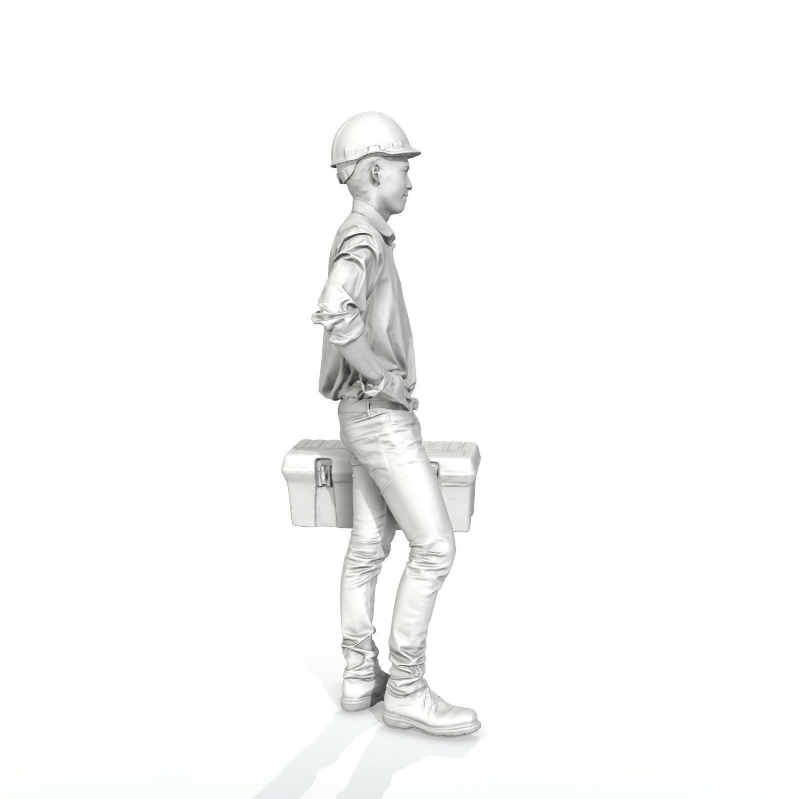Man with Yellow Helmet Holding Toolbox WMan0308-HD2-O01P01-S 3D model_11