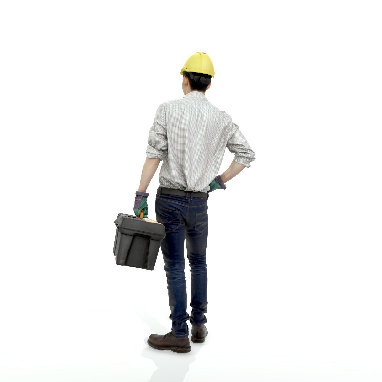 Man with Yellow Helmet Holding Toolbox WMan0308-HD2-O01P01-S 3D model_66