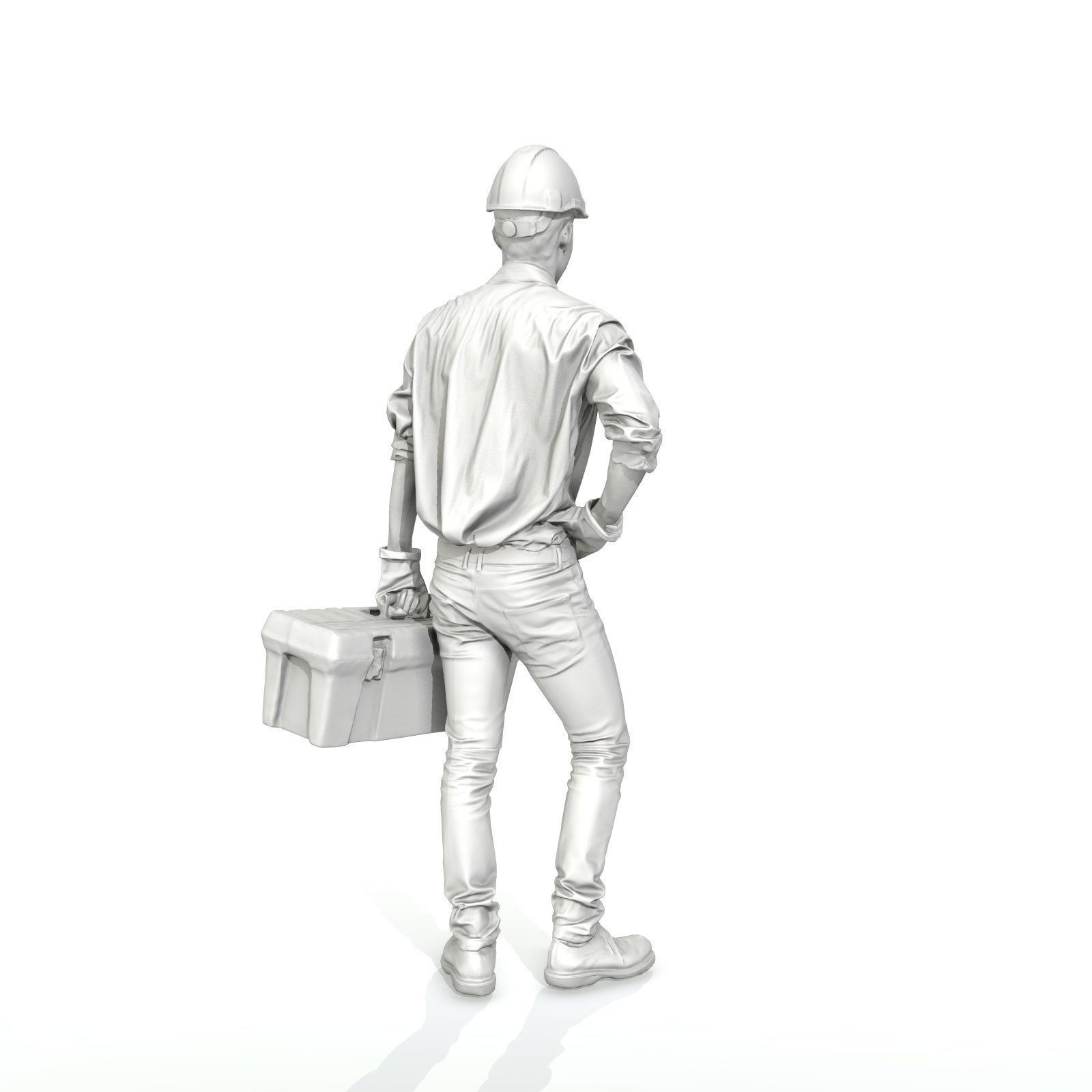 Man with Yellow Helmet Holding Toolbox WMan0308-HD2-O01P01-S 3D model_63