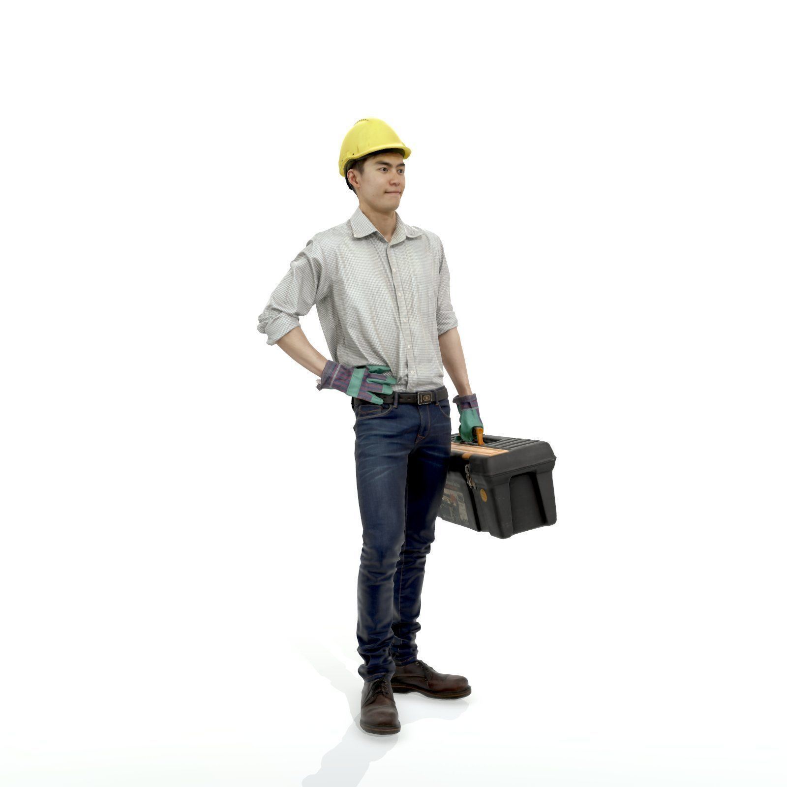 Man with Yellow Helmet Holding Toolbox WMan0308-HD2-O01P01-S 3D model_27