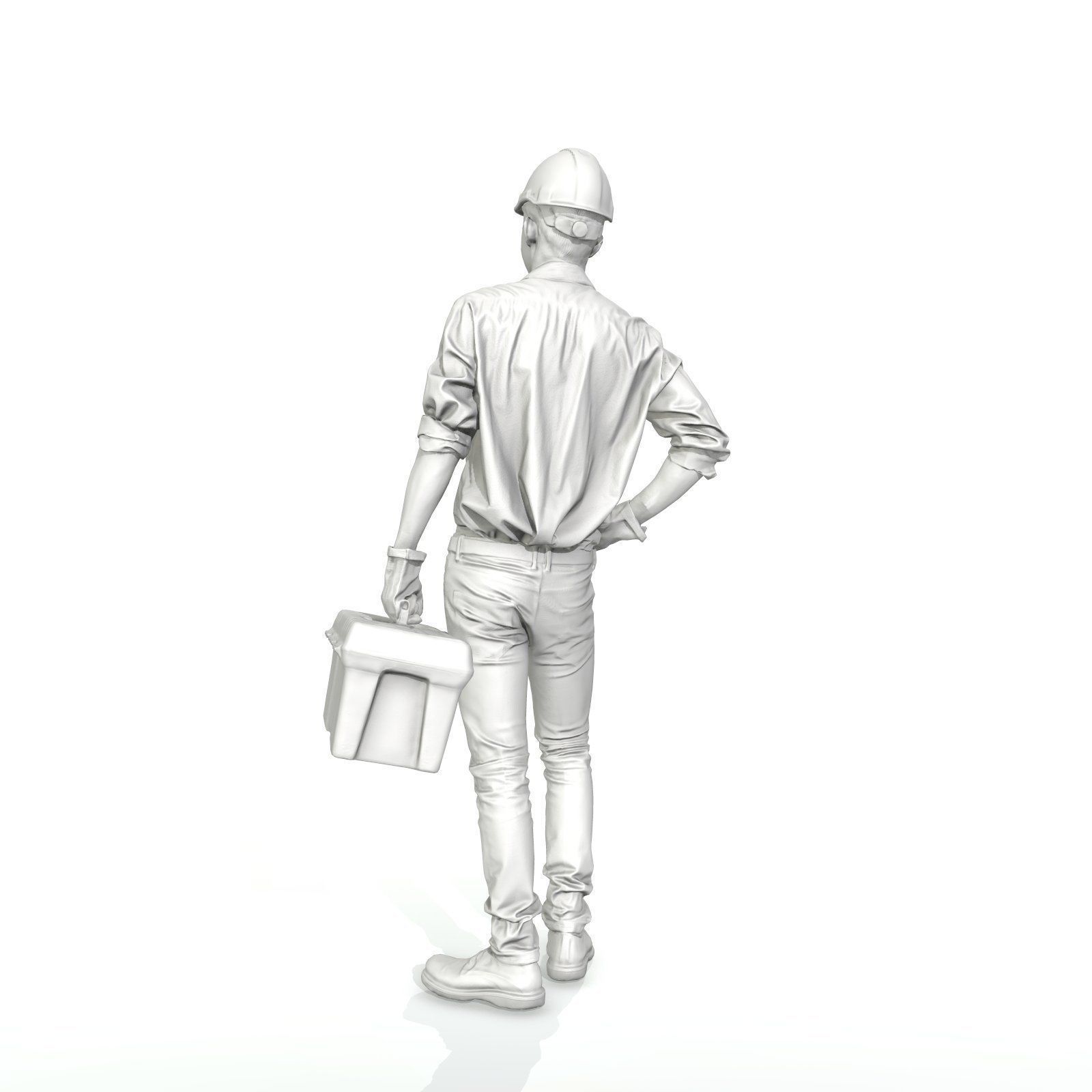 Man with Yellow Helmet Holding Toolbox WMan0308-HD2-O01P01-S 3D model_7