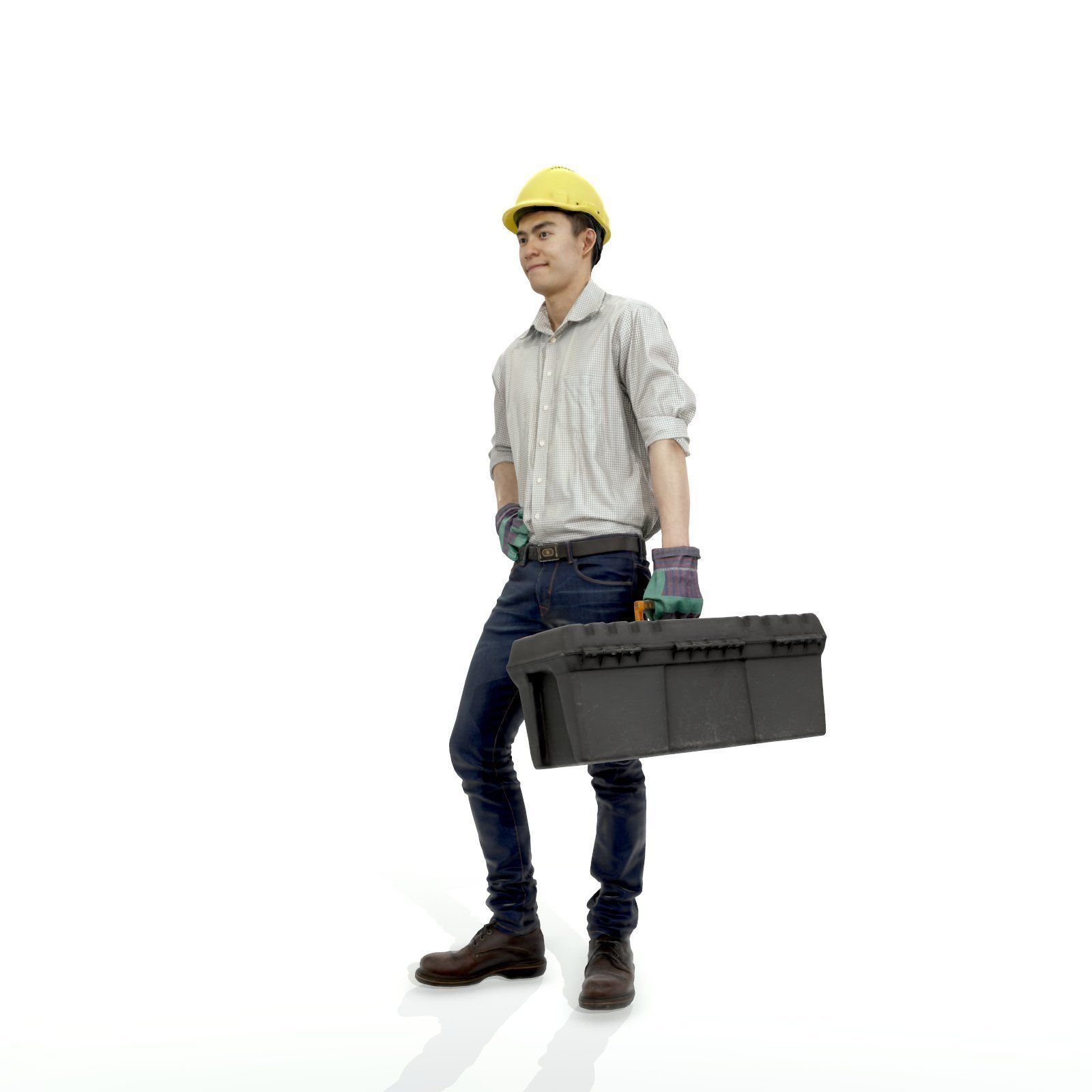 Man with Yellow Helmet Holding Toolbox WMan0308-HD2-O01P01-S 3D model_70