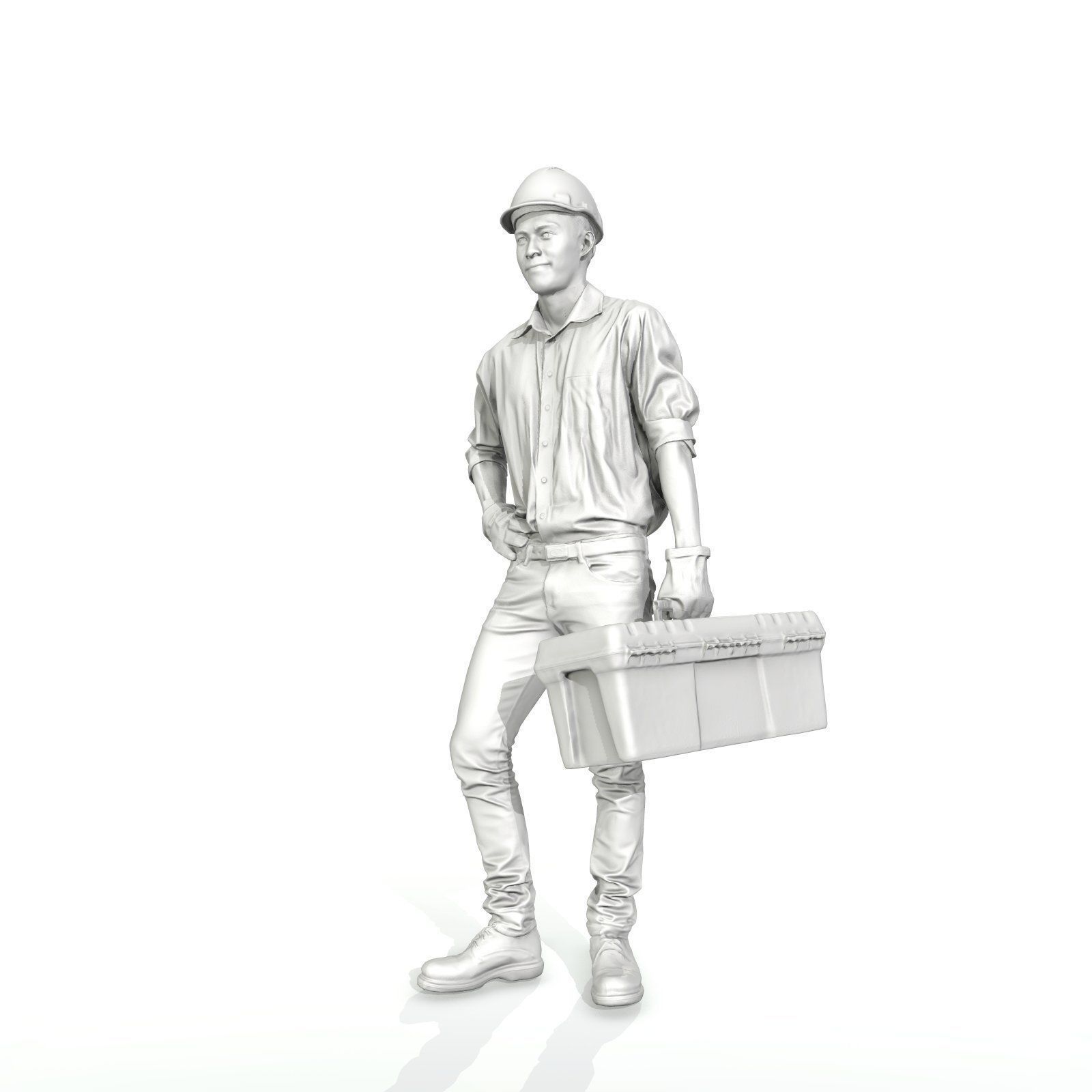Man with Yellow Helmet Holding Toolbox WMan0308-HD2-O01P01-S 3D model_52
