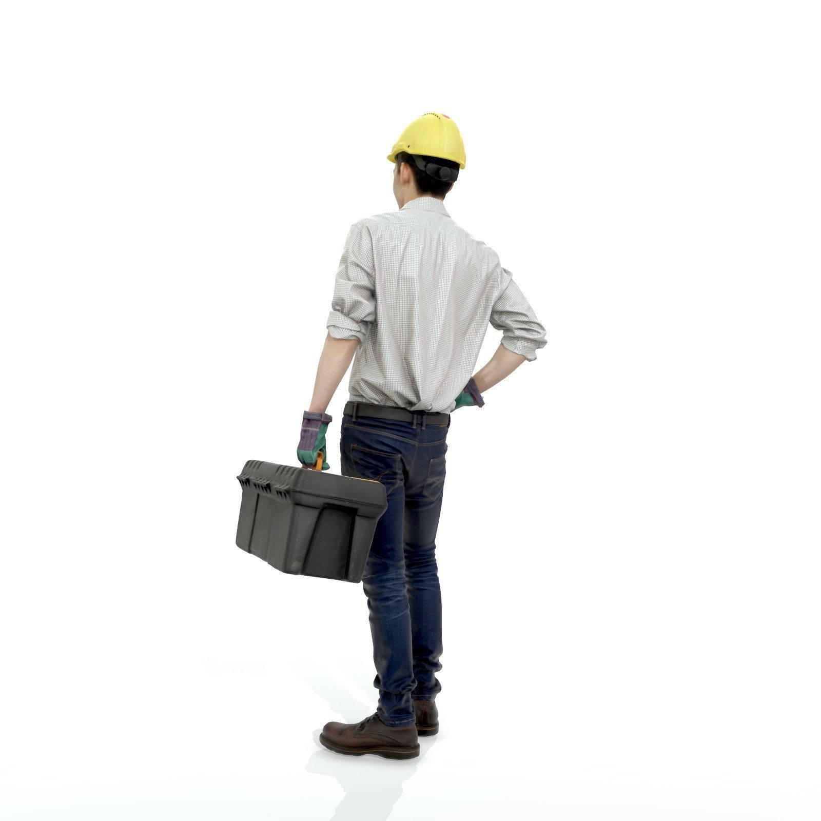 Man with Yellow Helmet Holding Toolbox WMan0308-HD2-O01P01-S 3D model_12