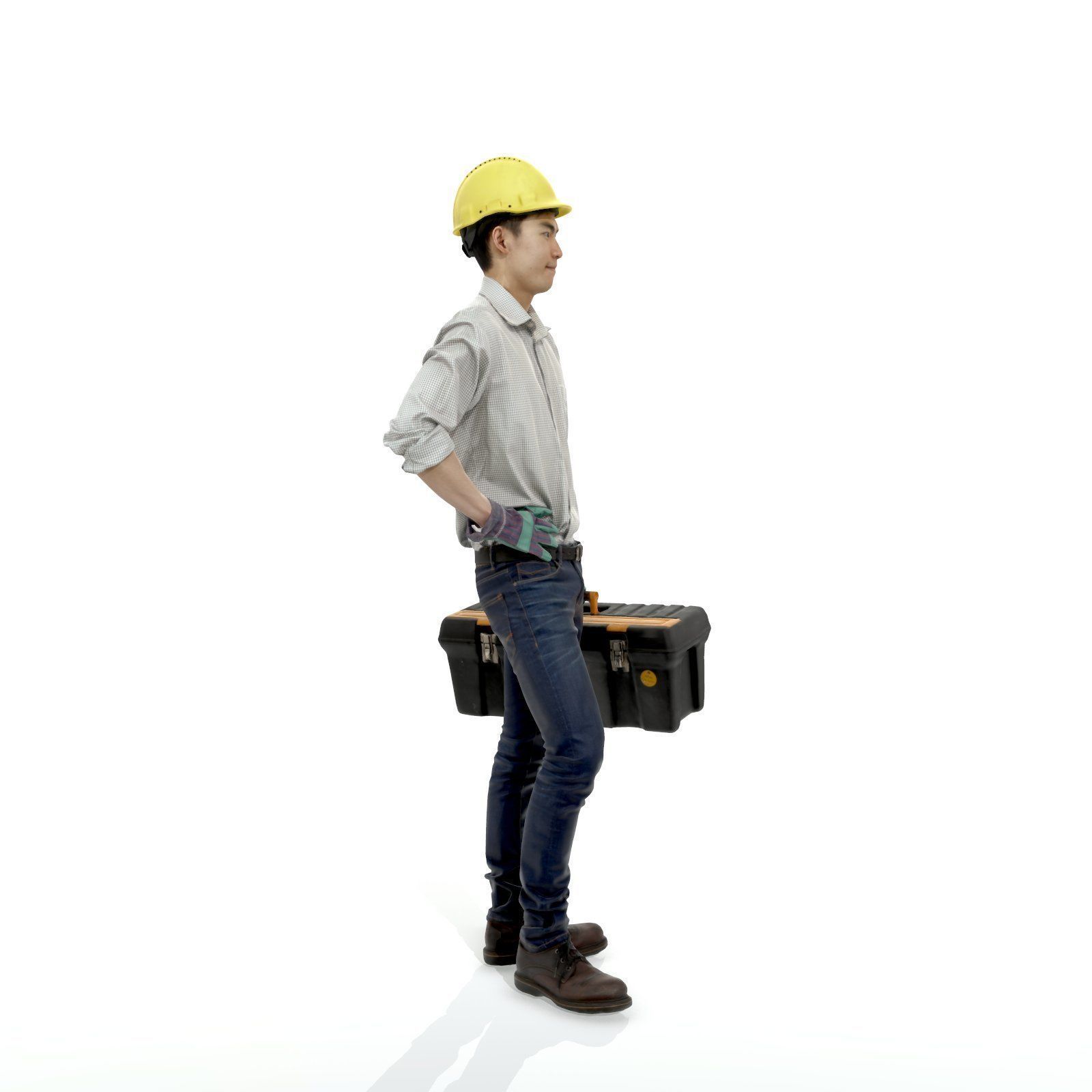 Man with Yellow Helmet Holding Toolbox WMan0308-HD2-O01P01-S 3D model_50