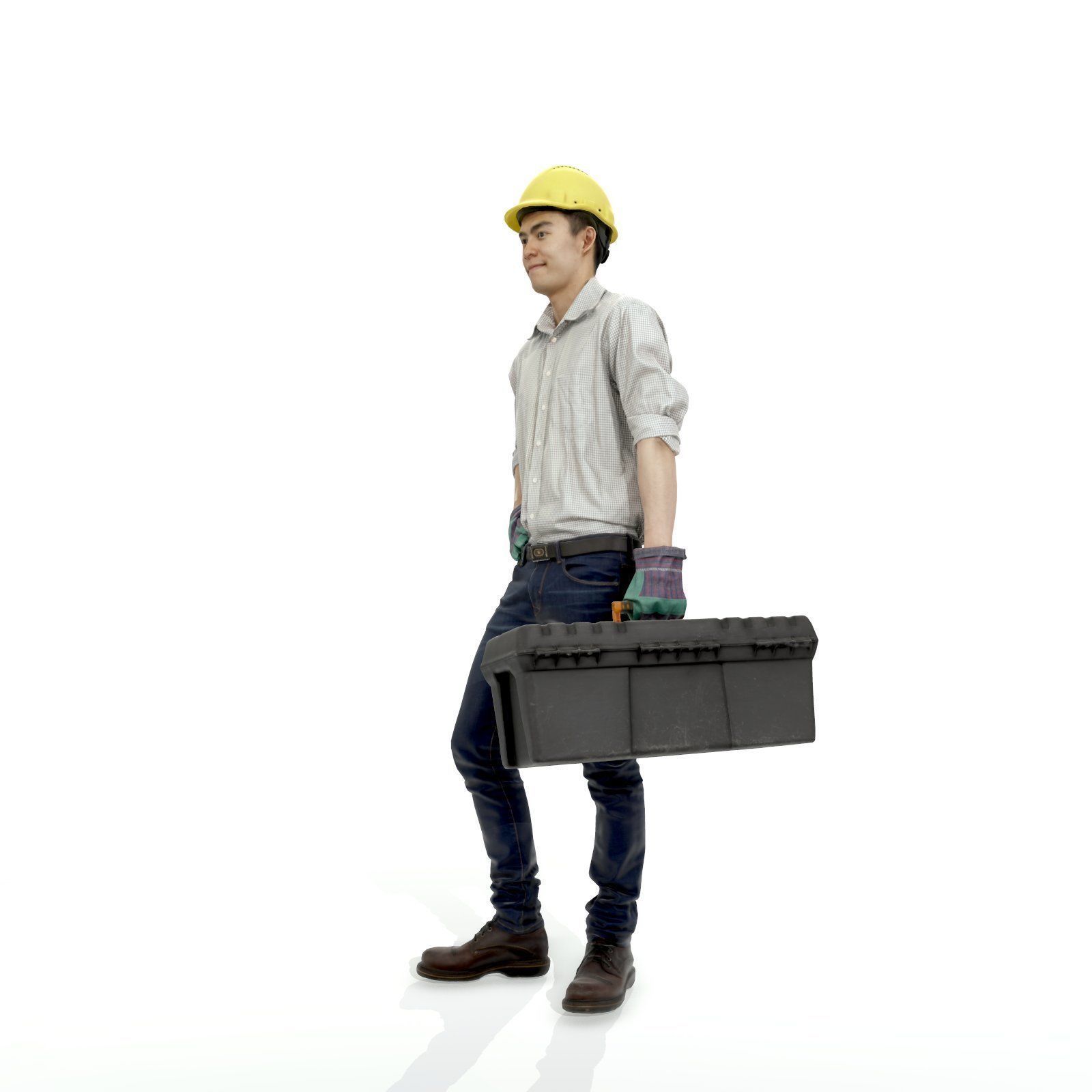 Man with Yellow Helmet Holding Toolbox WMan0308-HD2-O01P01-S 3D model_45